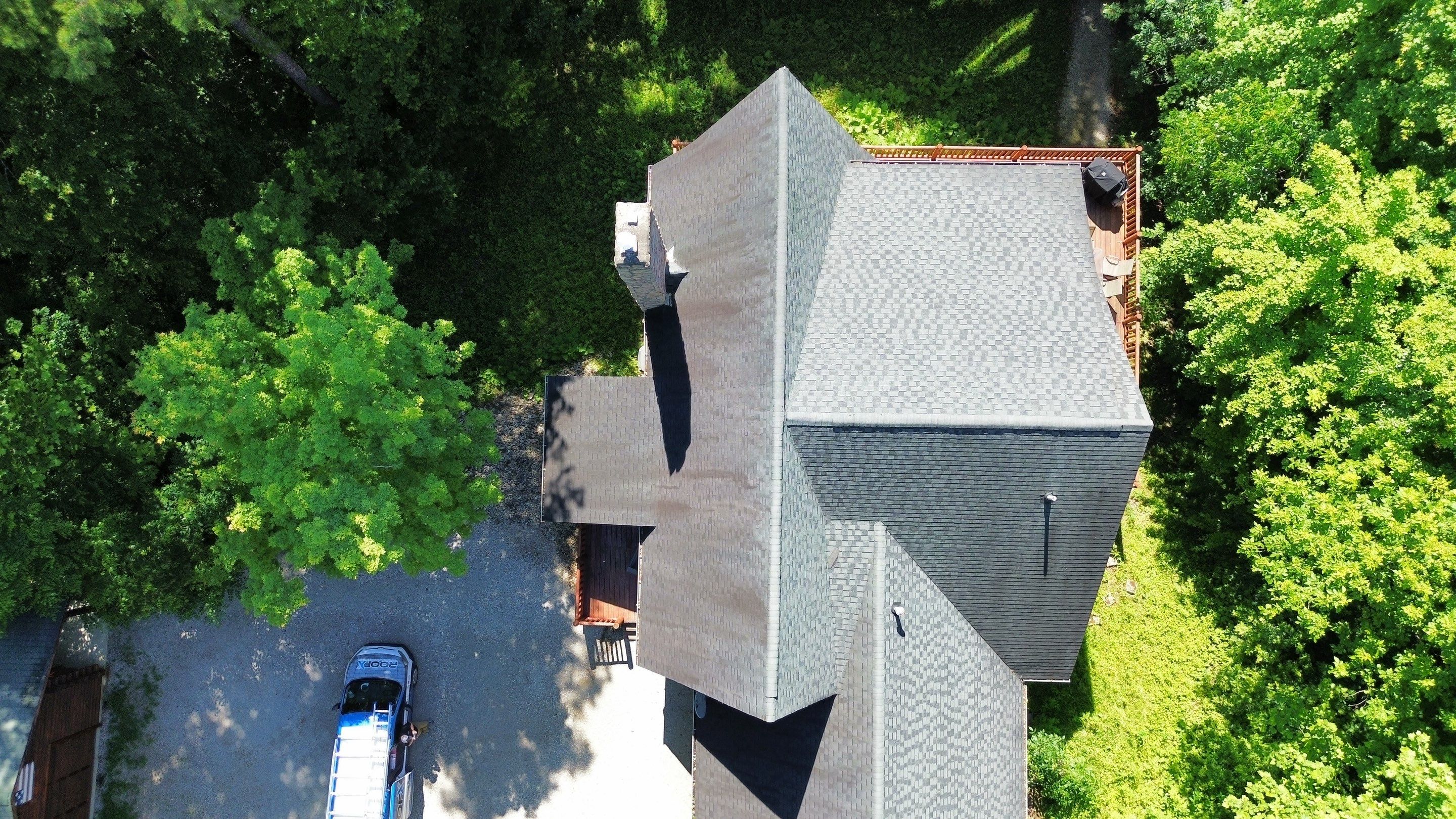 Residential Roofing Installation using Timberline HDZ Shingles - Charcoal by RoofX 