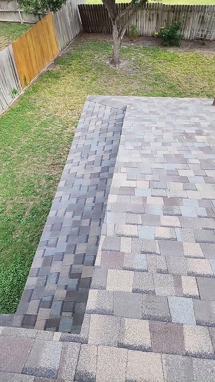 Full Roof Replacement using Certainteed Landmark Weatherwood by Galvan Roofing and Construction