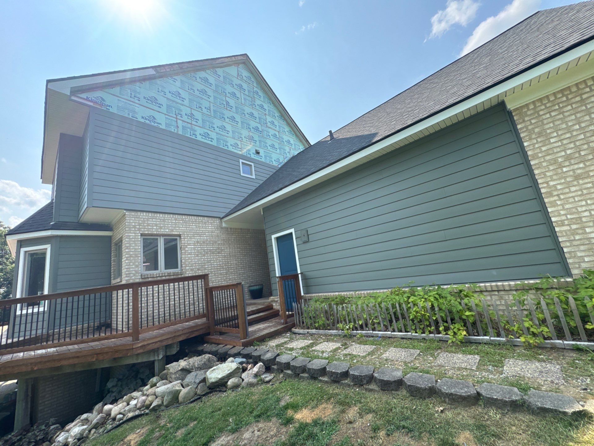 Siding Replacement using Alside Mountain Fern by 180 Contractors