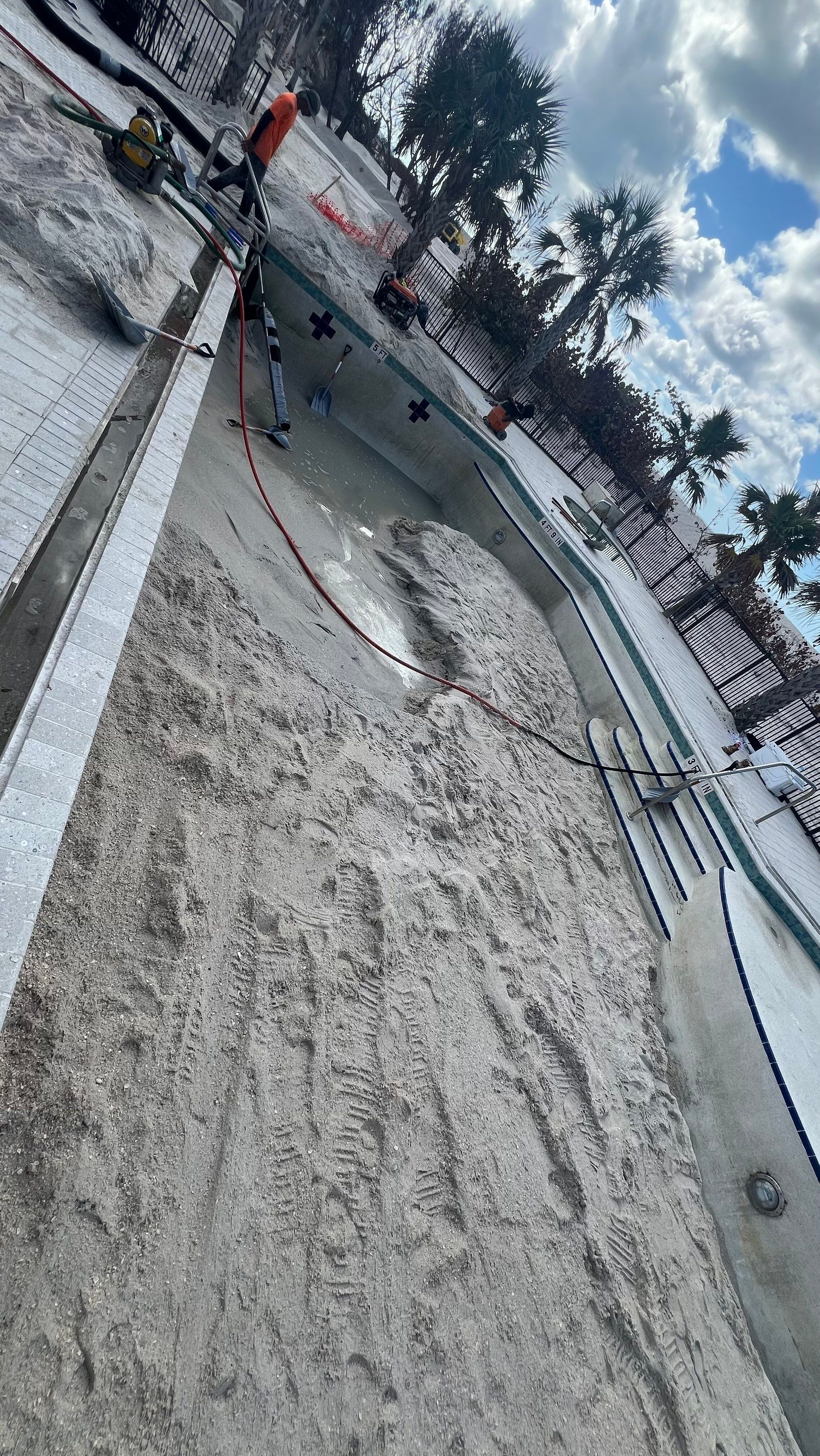 Beachside Community Club Pool Cleanout by APS Power & Water