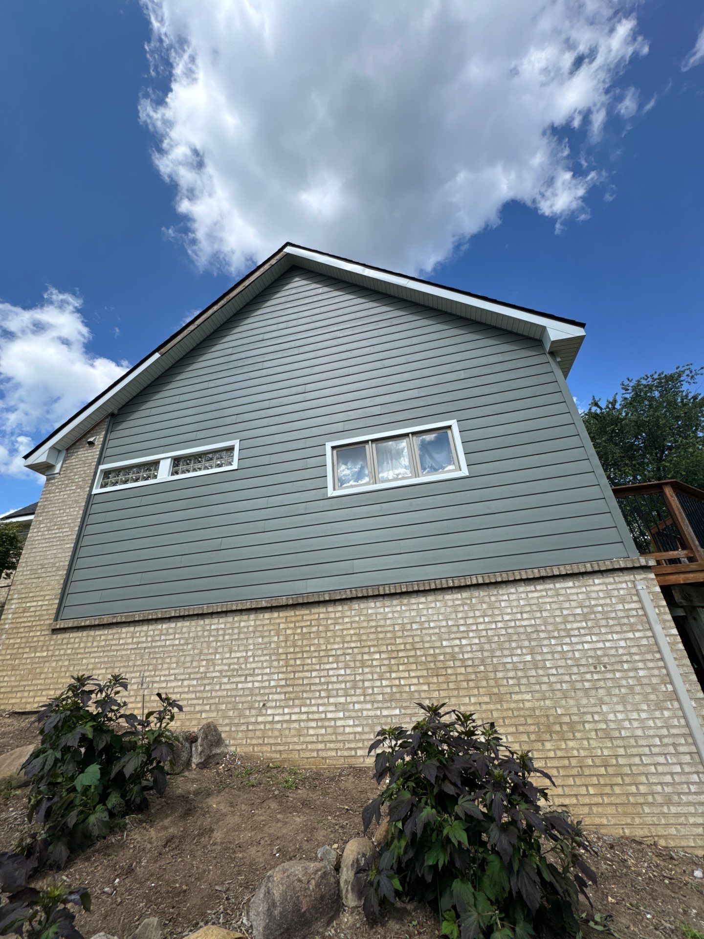 Siding Replacement using Alside Mountain Fern by 180 Contractors