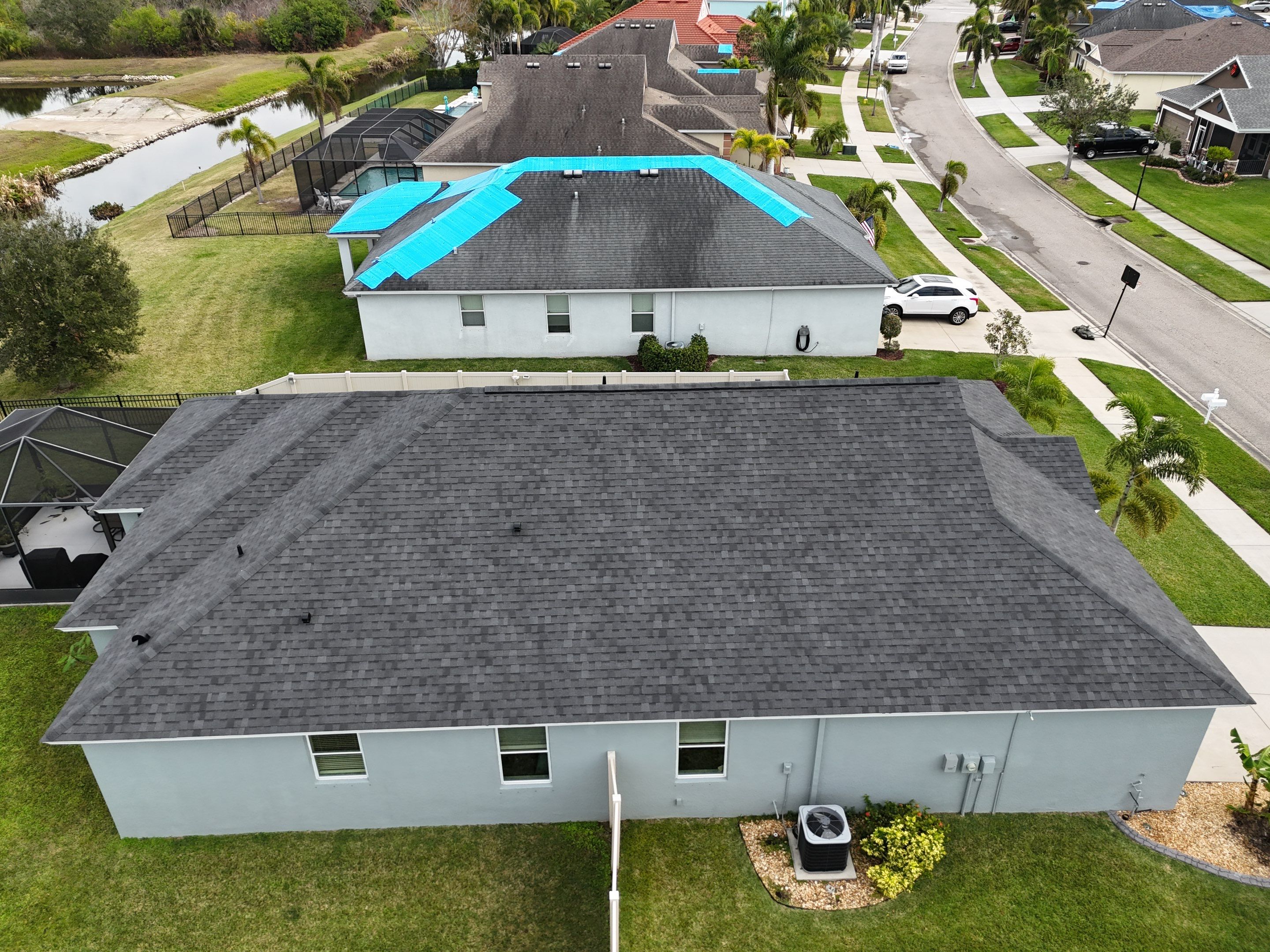 Roof Replacement in Apollo Beach Fl. by Steadfast Roofing 