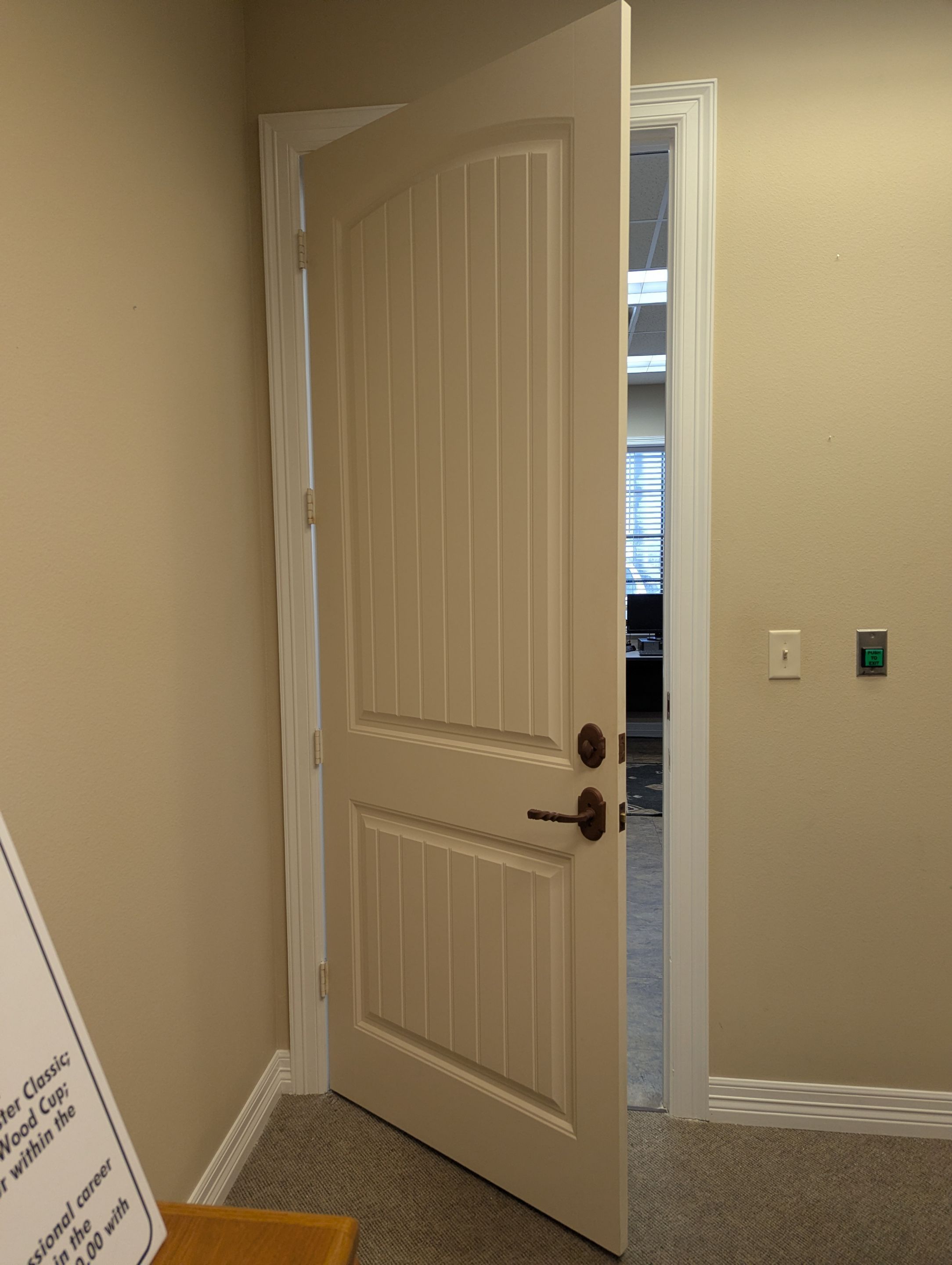 Commercial Interior Painting at KYKX 105.7 in Longview, TX by Quality Coats Painting