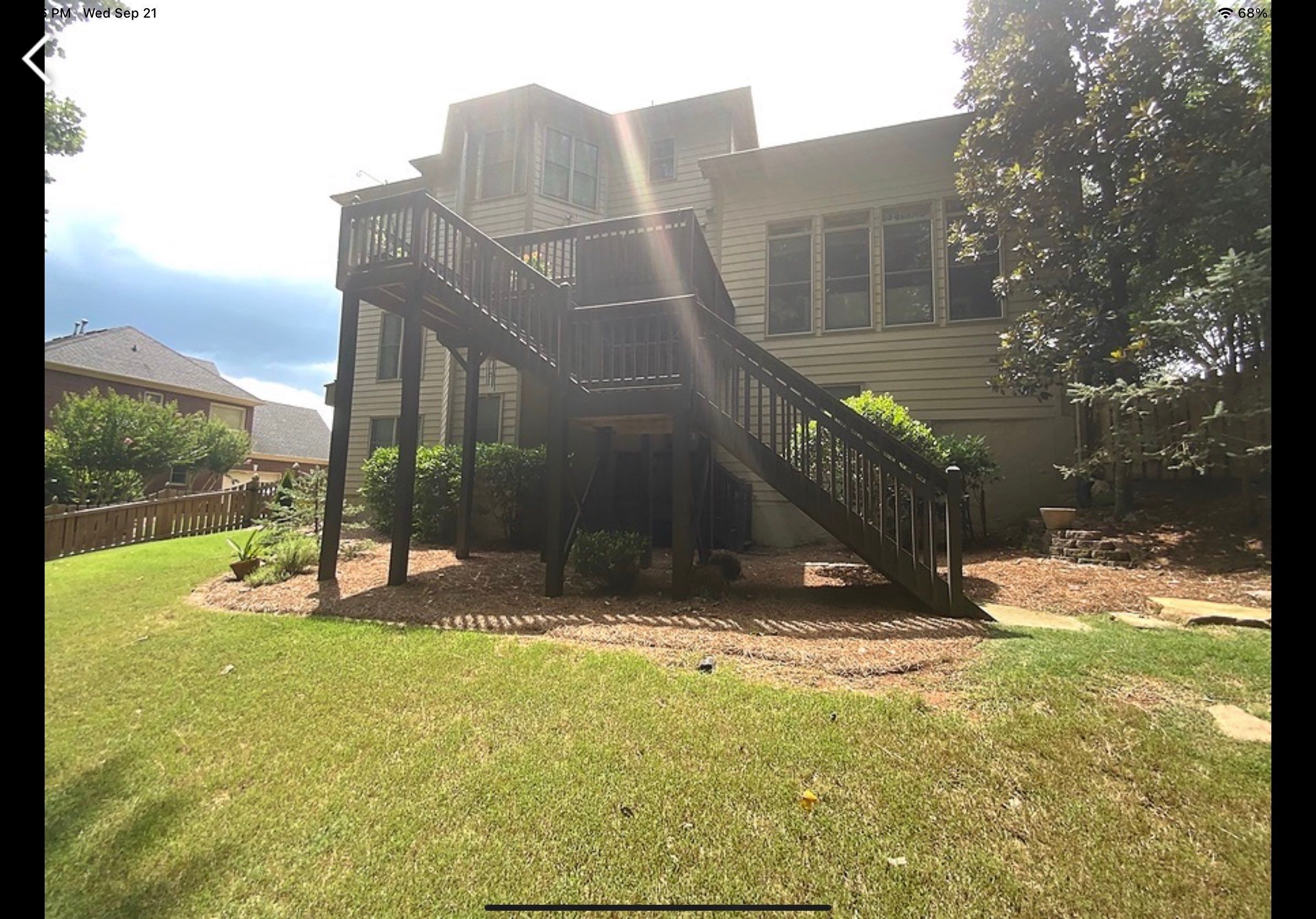Deck Stair Rebuild and Wood Deck Repairs in Woodstock by Swift Home Renovations