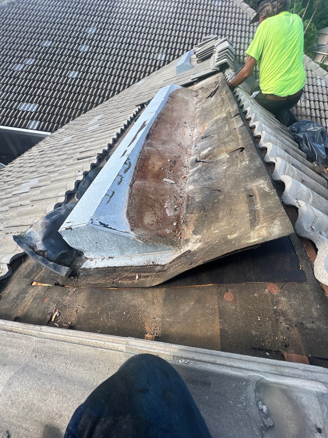 Residential Roofing Repair using Concrete Roof Tile by RoofSmith of Tampa Bay