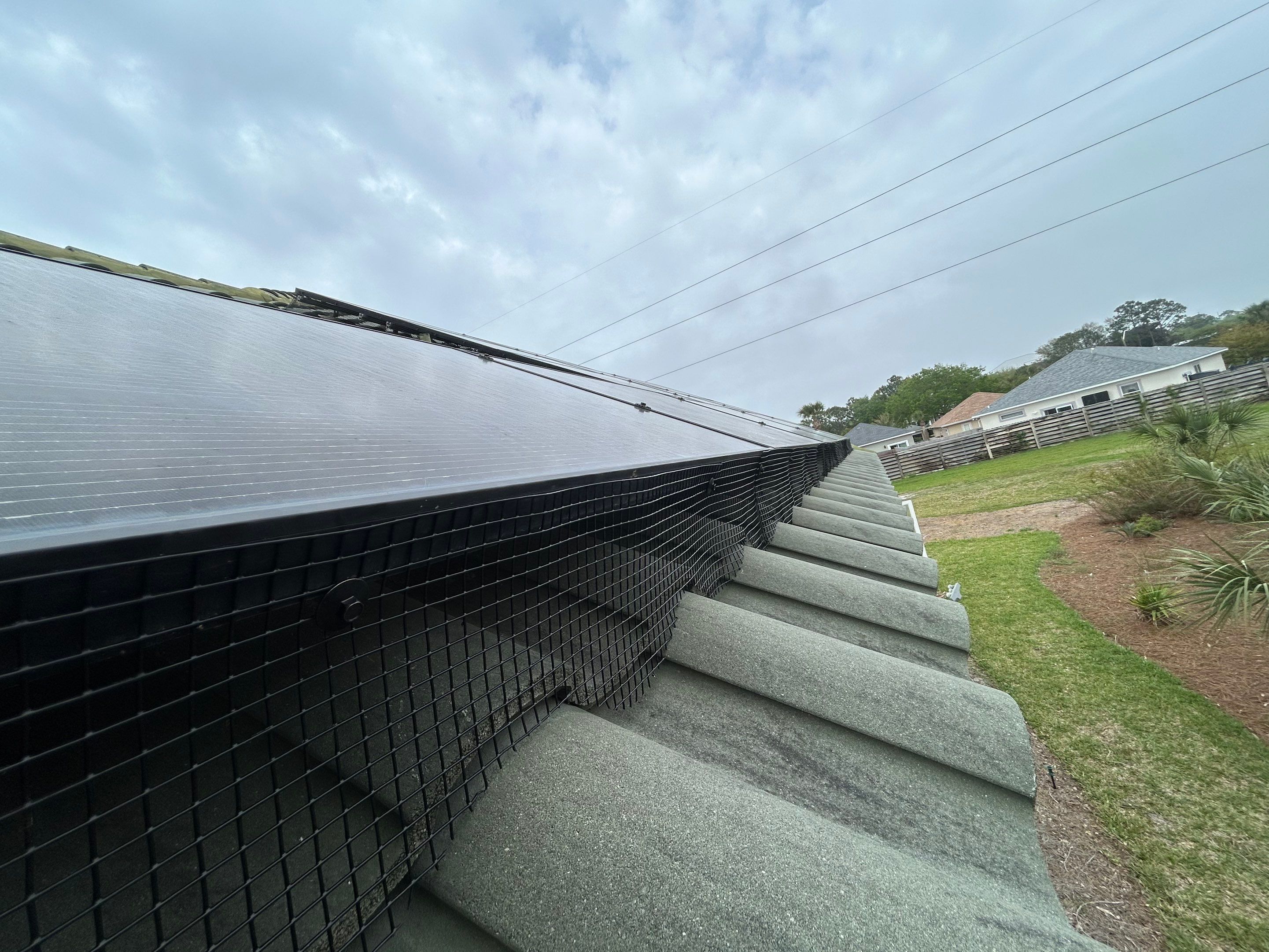 Solar Squirrel Defense System Installation by Gulf Solar Services