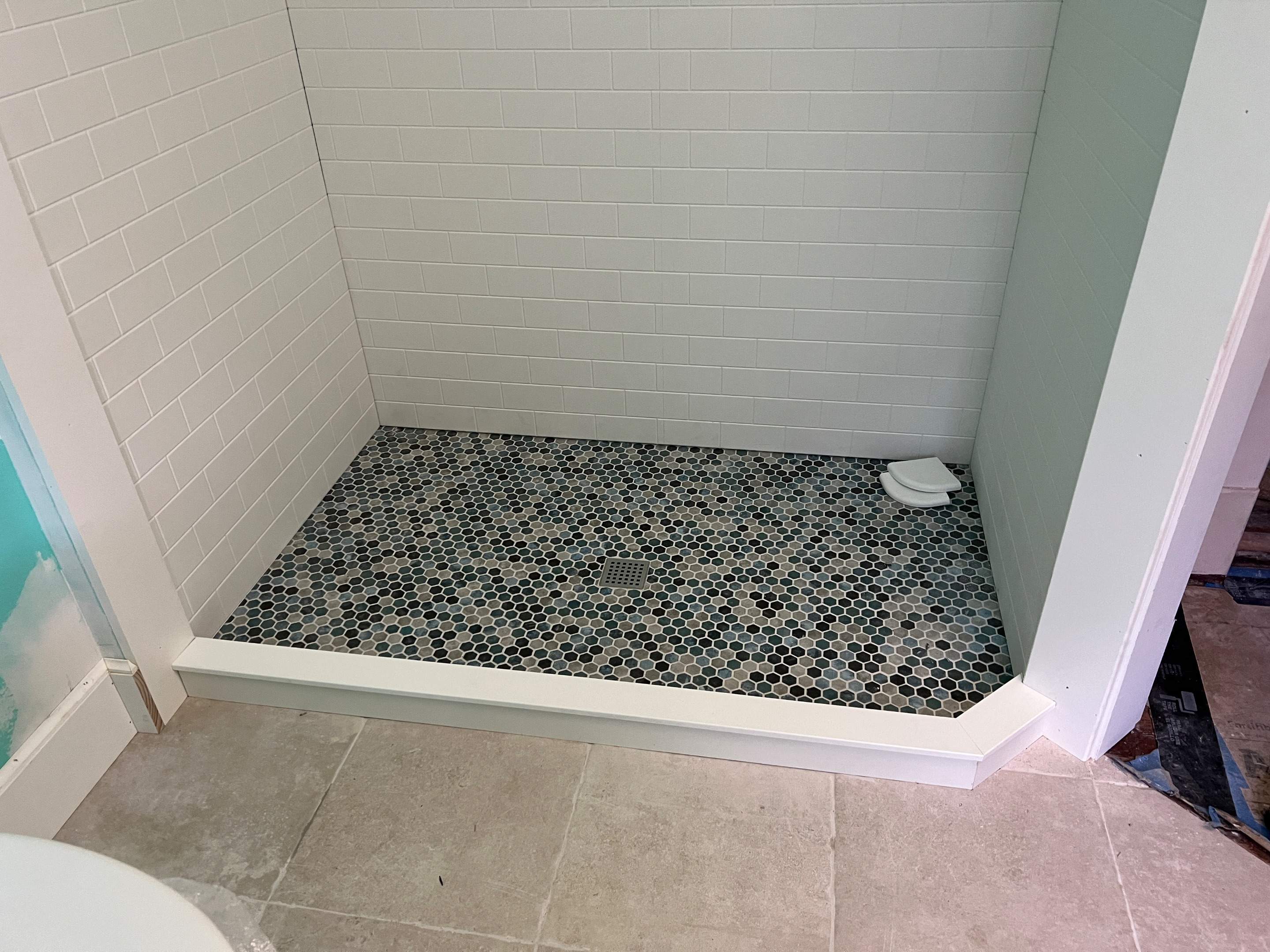 Bathroom Remodel w/ Swanstone Shower Walls & Slipper Tub by Chagnon Building & Remodeling LLC