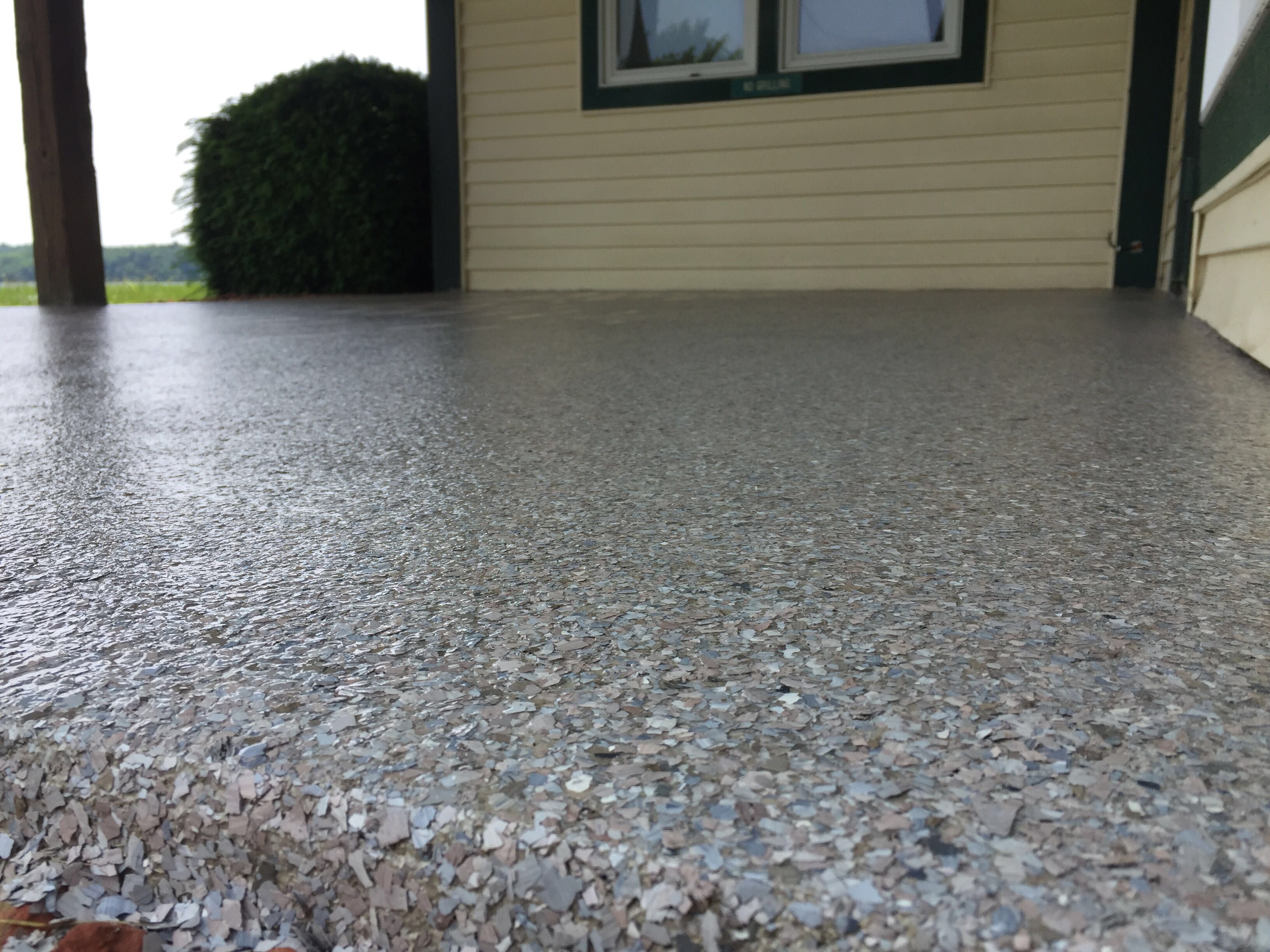 Patio Installation using Fieldstone by Your1DayFloor.com