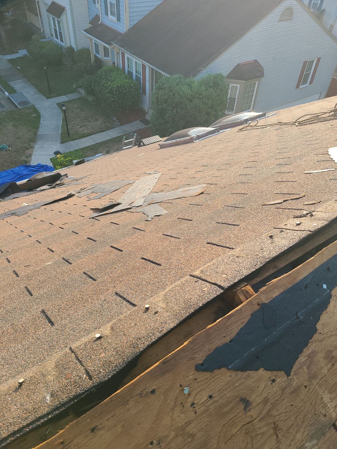 Montclair: Roof Installation with CertainTeed Landmark Designer Shingles in Burnt Sienna by RM Banning, Inc.
