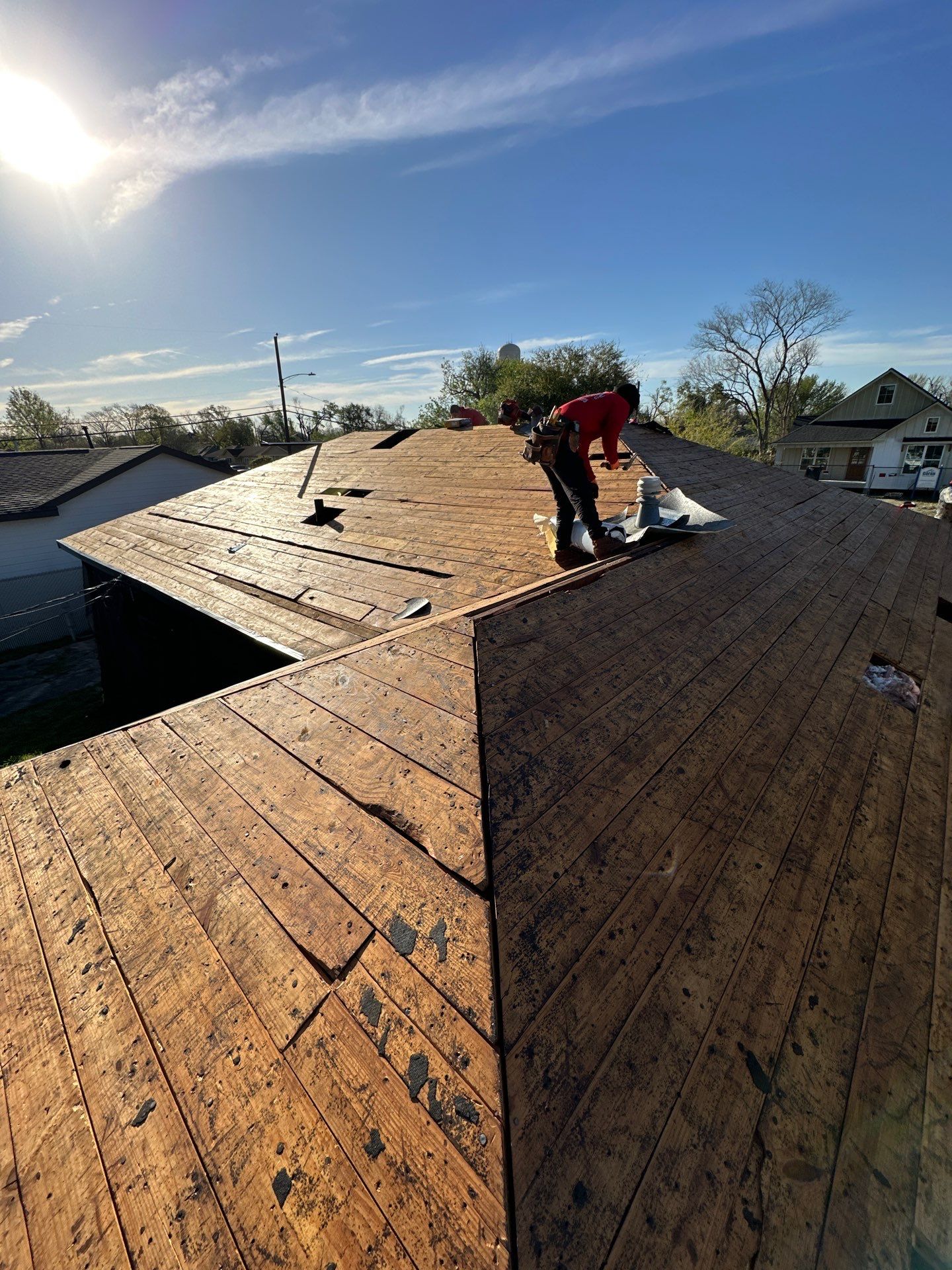 Project in Houston by Motion Roofing