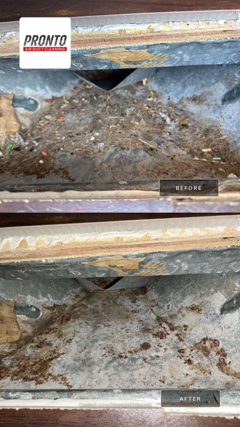 Air duct cleaning using Hypervac by Pronto Air Duct Cleaning