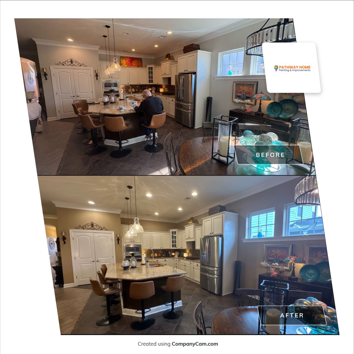 β This Home Runs on Latte Love by Pathway Home Painting & Improvements