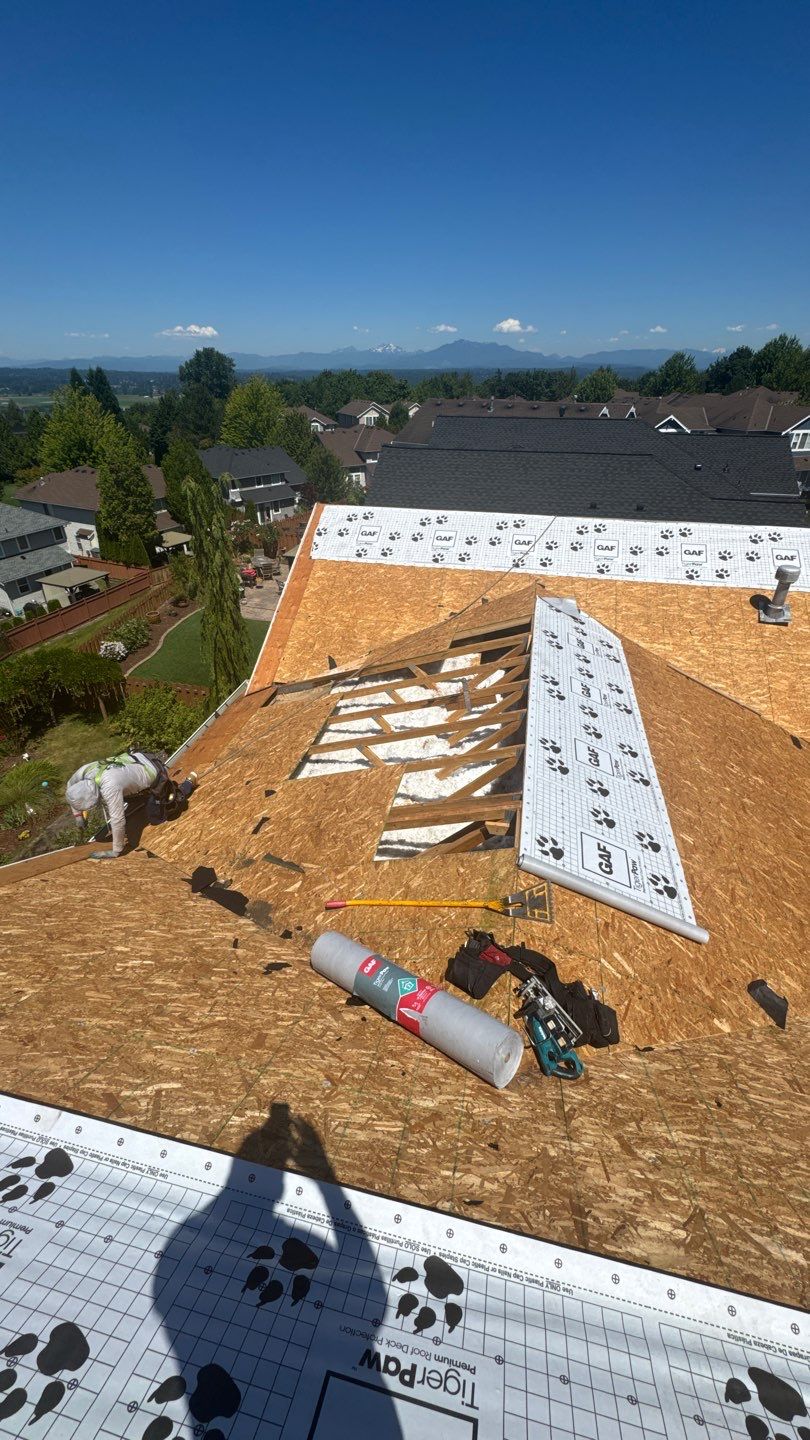 Residential Roofing Installation using GAF UHDZ Shingles by Roofing Formula LLC