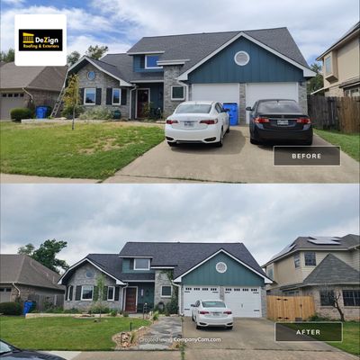 Residential Roofing Installation using Owens Corning Duration Tru Def Onyx Black
