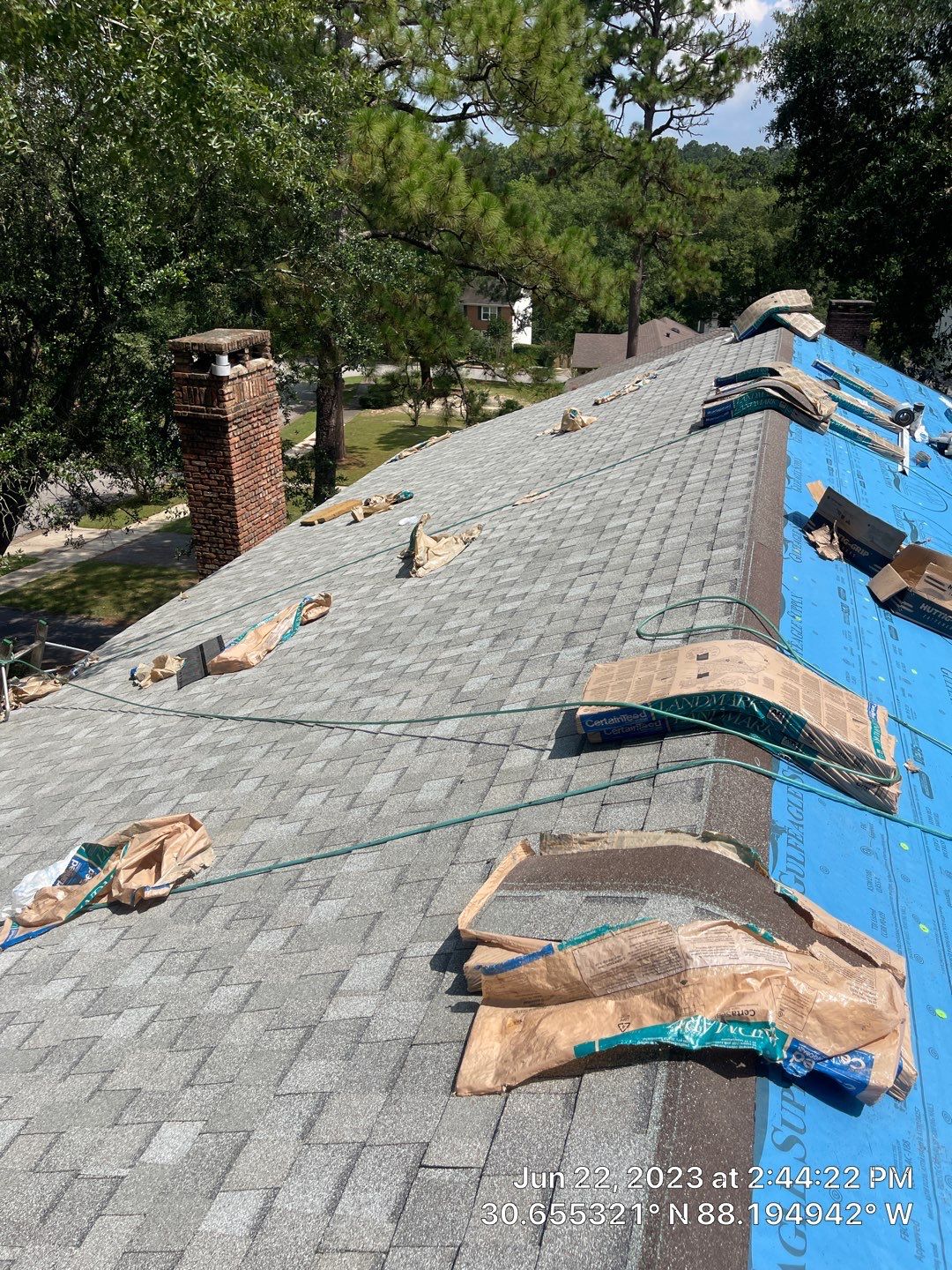 Residential Roofing Installation using Roof Replacement by American Roofing & Construction LLC
