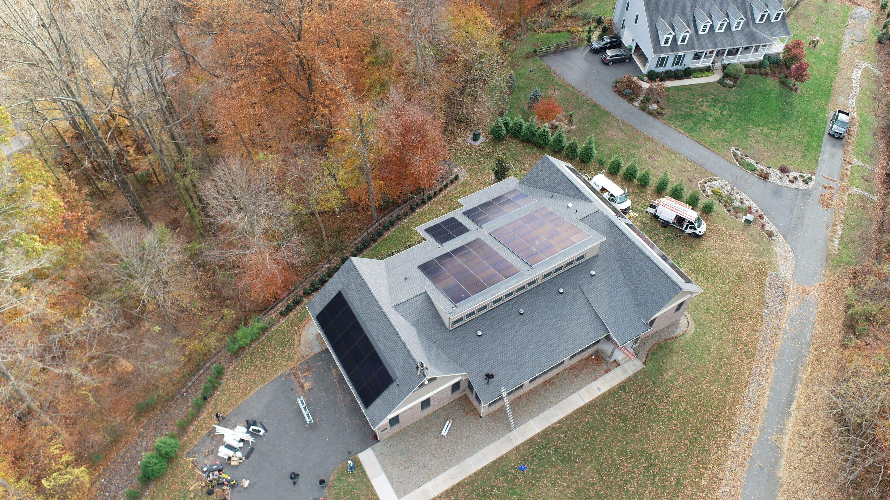 Solar Roof using GAF Decotech integrated panels by American Home Contractors