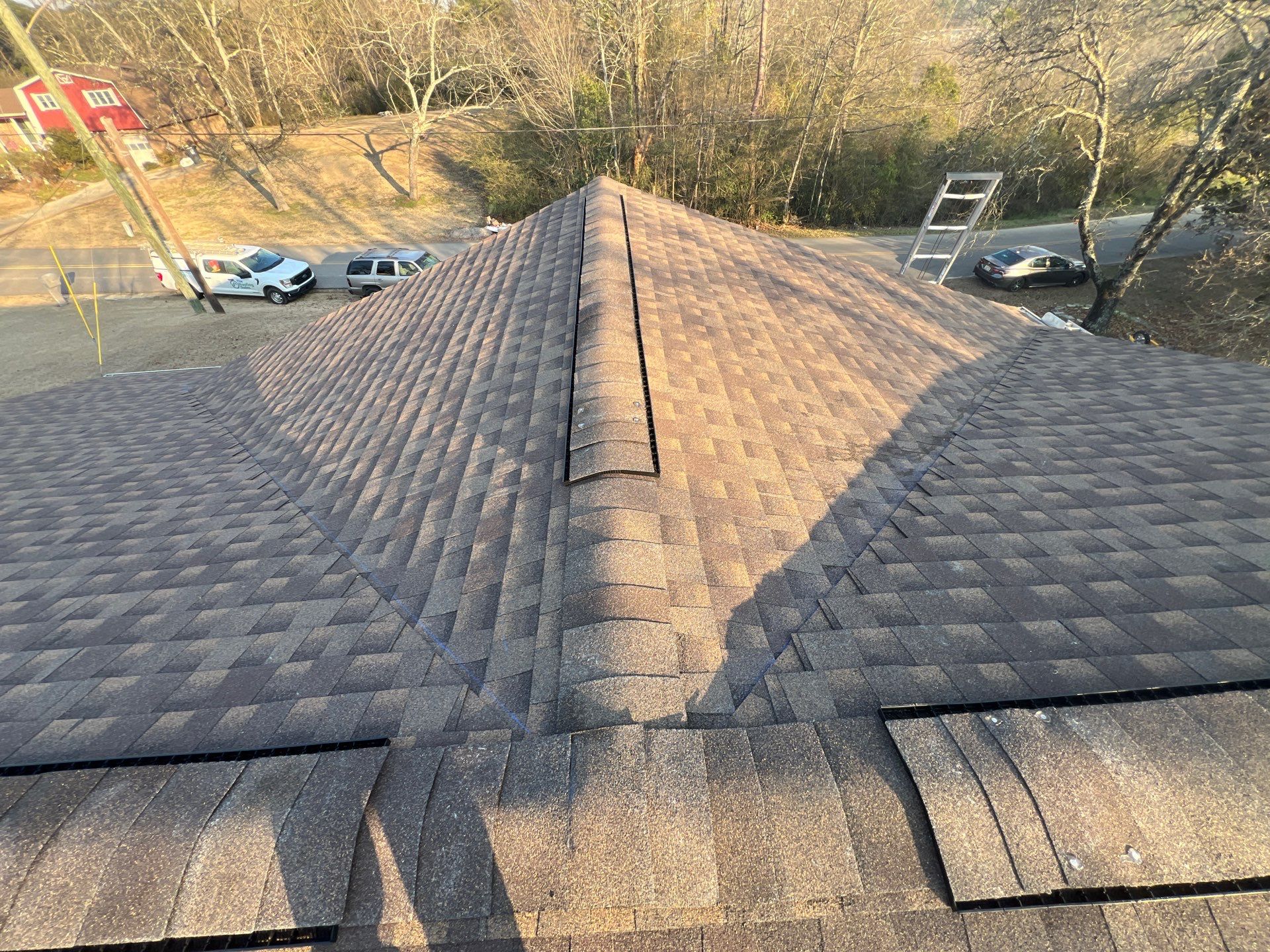 Roof Replacement (Barkwood) and Tree Removal in Birmingham  by The Roofing Dudes