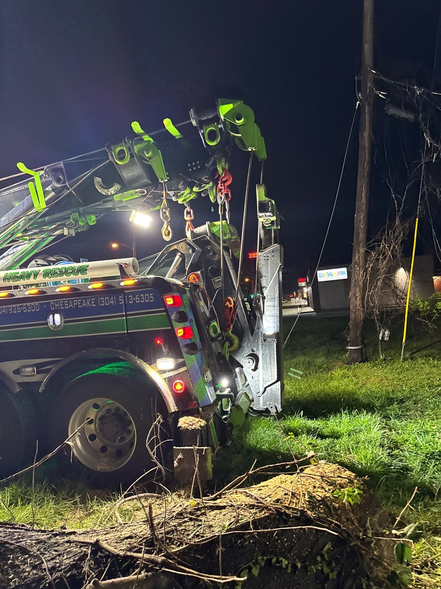 Project in Nitro, WV Rotator Crane Lifts Tree Off House | Nitro WV • One Wrong Move Job | Rotator Crane Tree Removal • Heavy Rescue Tree Job | Nitro WV • Extreme Tree Removal Over Home | Nitro WV by Jones Empire LLC