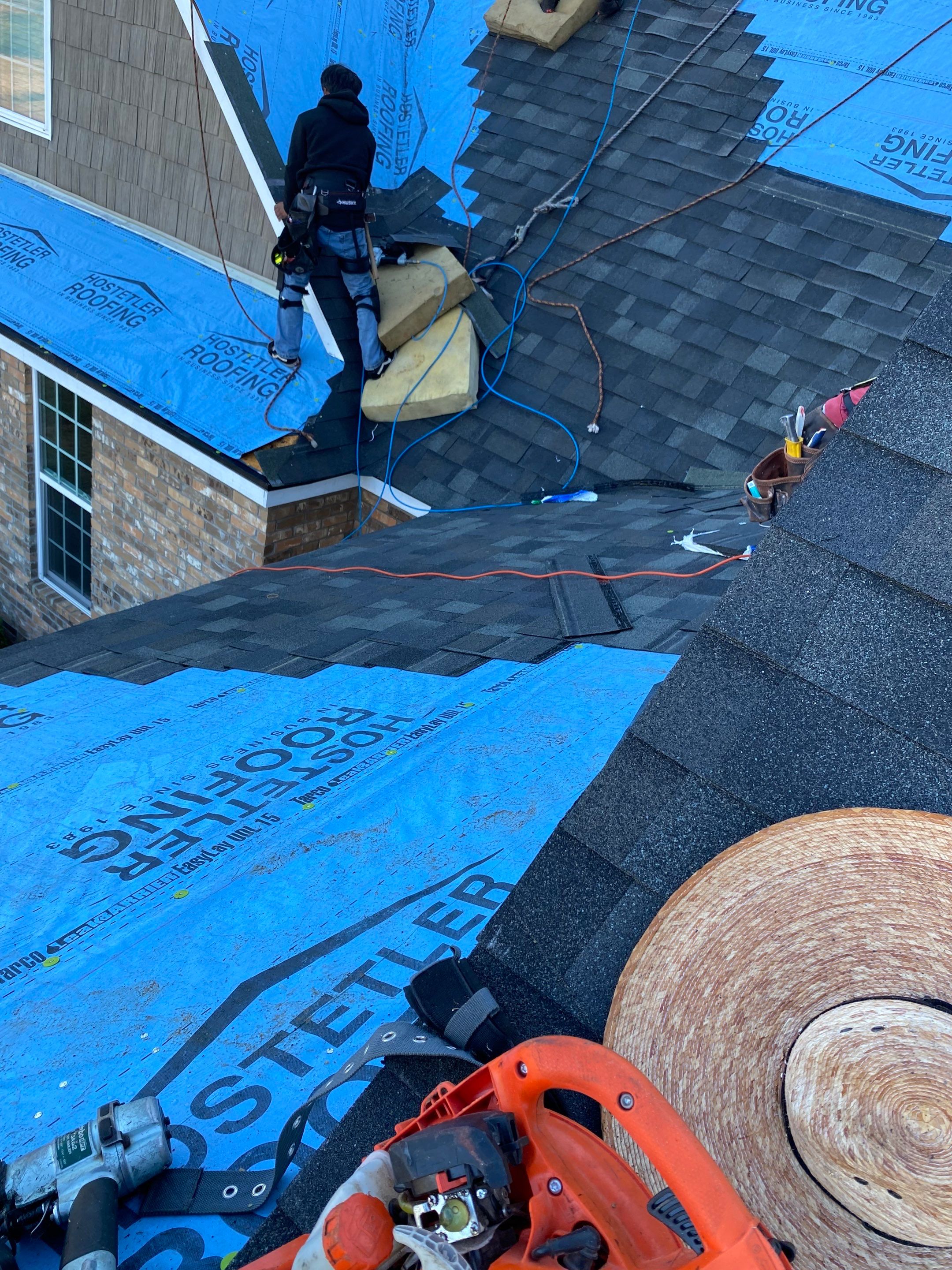 Residential Roofing Repair using Malarkey Vista: Storm Gray by Hostetler Roofing