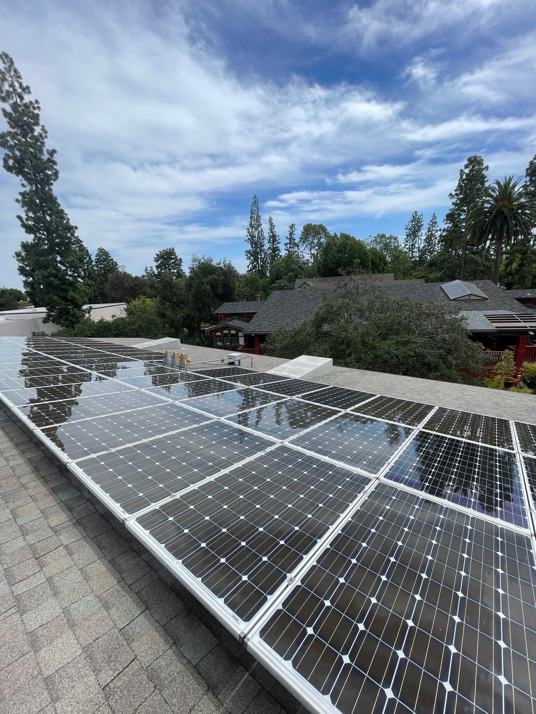 Commercial Solar Panel Cleaning by Palm Coast Solar Cleaning
