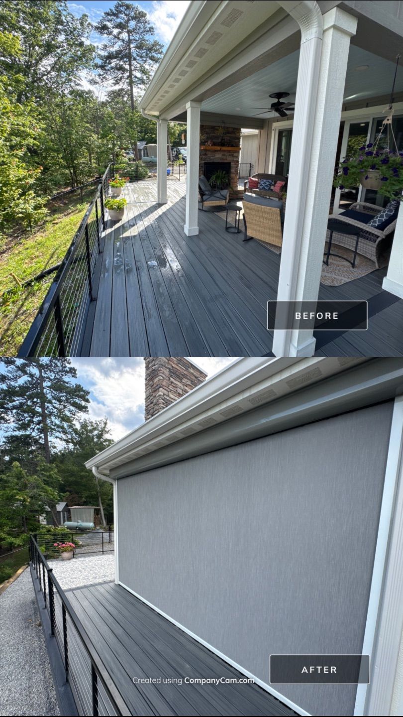 Project in Gaylesville by Grizzly Window Treatments