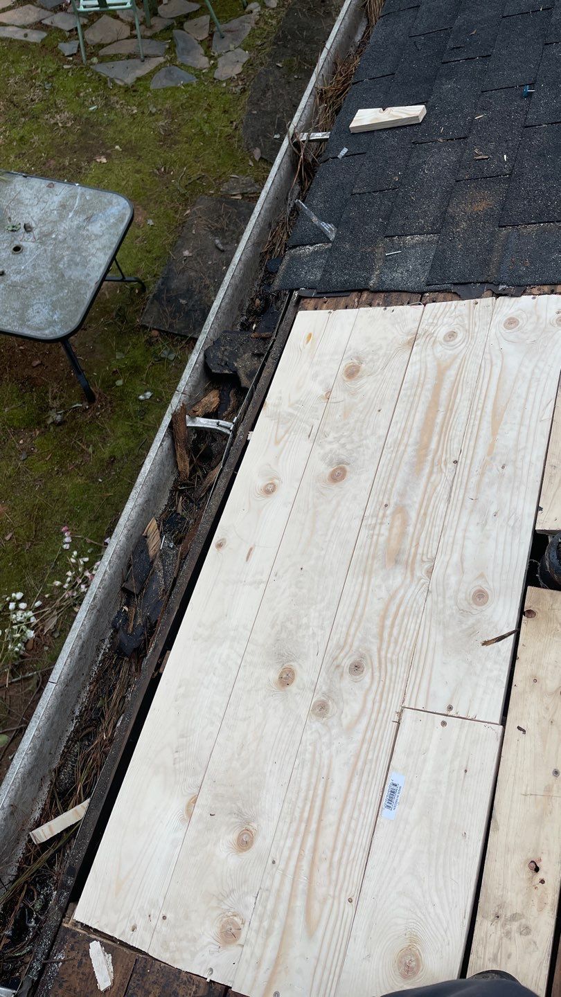Residential Roofing Repair on old roof by Georgia Roof Advisors