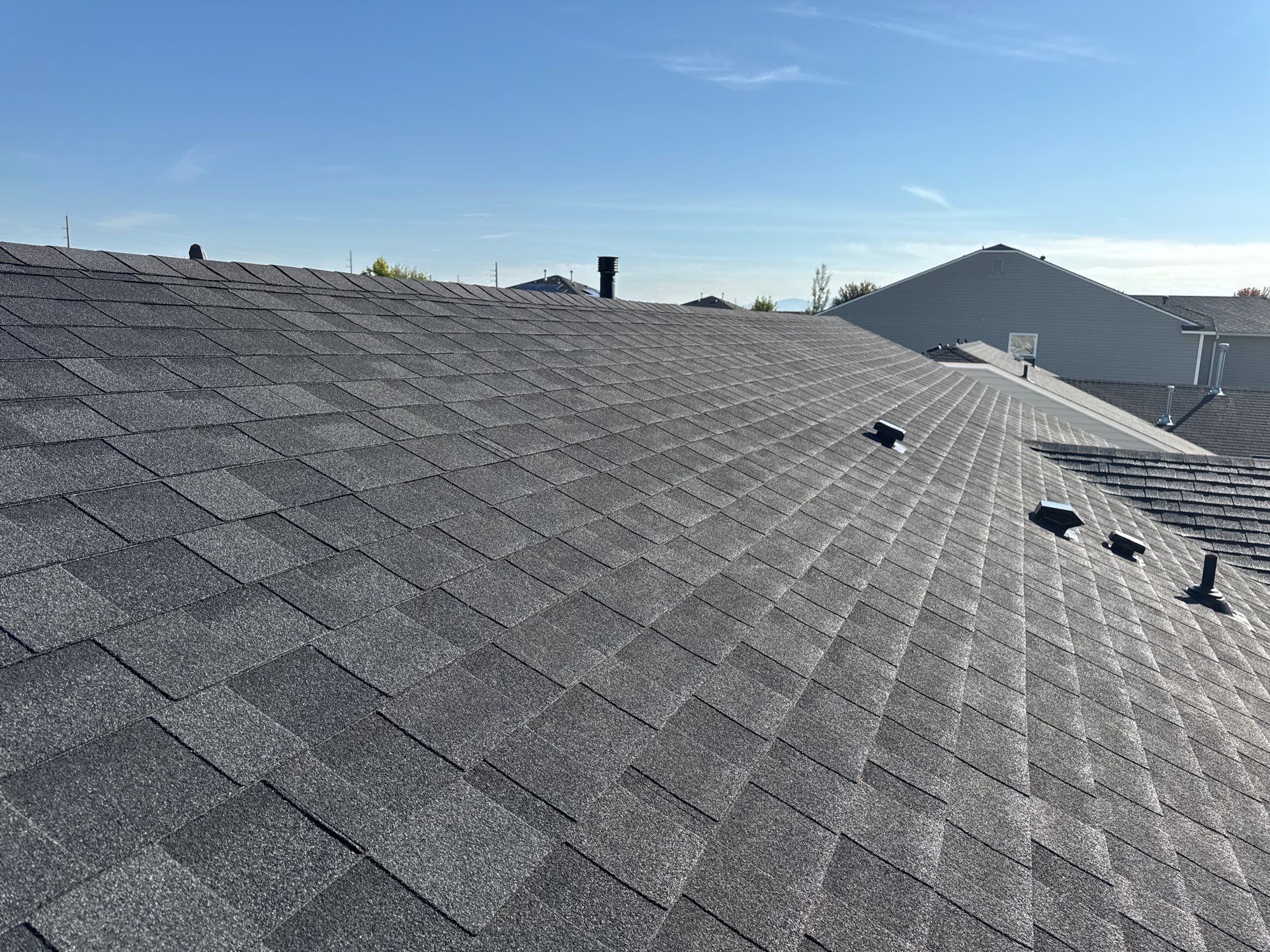 Middleton Residential Roof Replacement With Gray Architectural Asphalt Shingles by Olive Roofing
