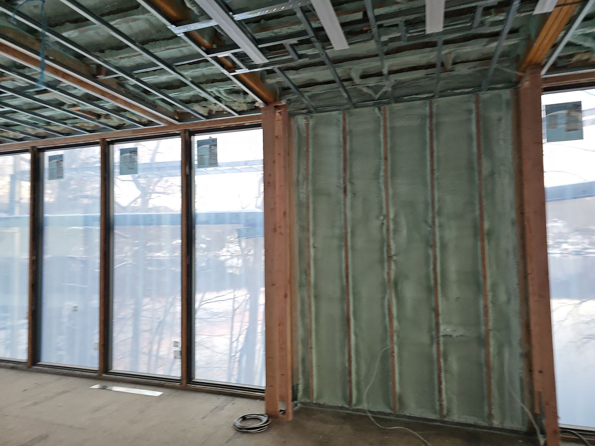 New Construction using Closed Cell Spray Foam by NYS Foam & Energy