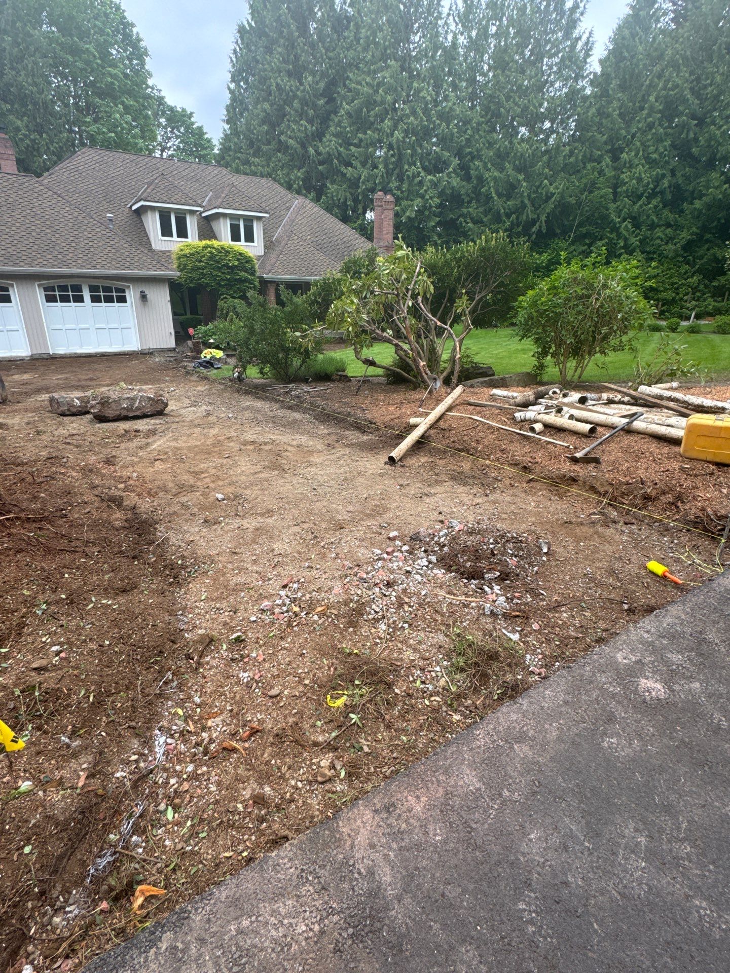 Stamped Concrete Driveway Renovation | Woodinville  by Jireh Asphalt & Concrete Inc 