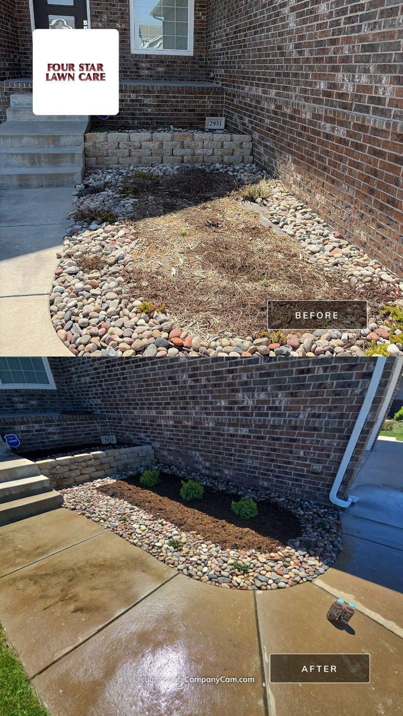 Project in Wichita, KS by Four Star Lawn Care