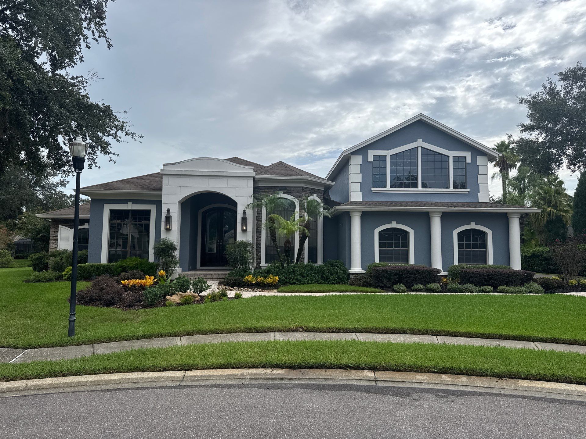 Custom Architectural Landscape Lighting Installation for Tampa Residence by Elegant Accents