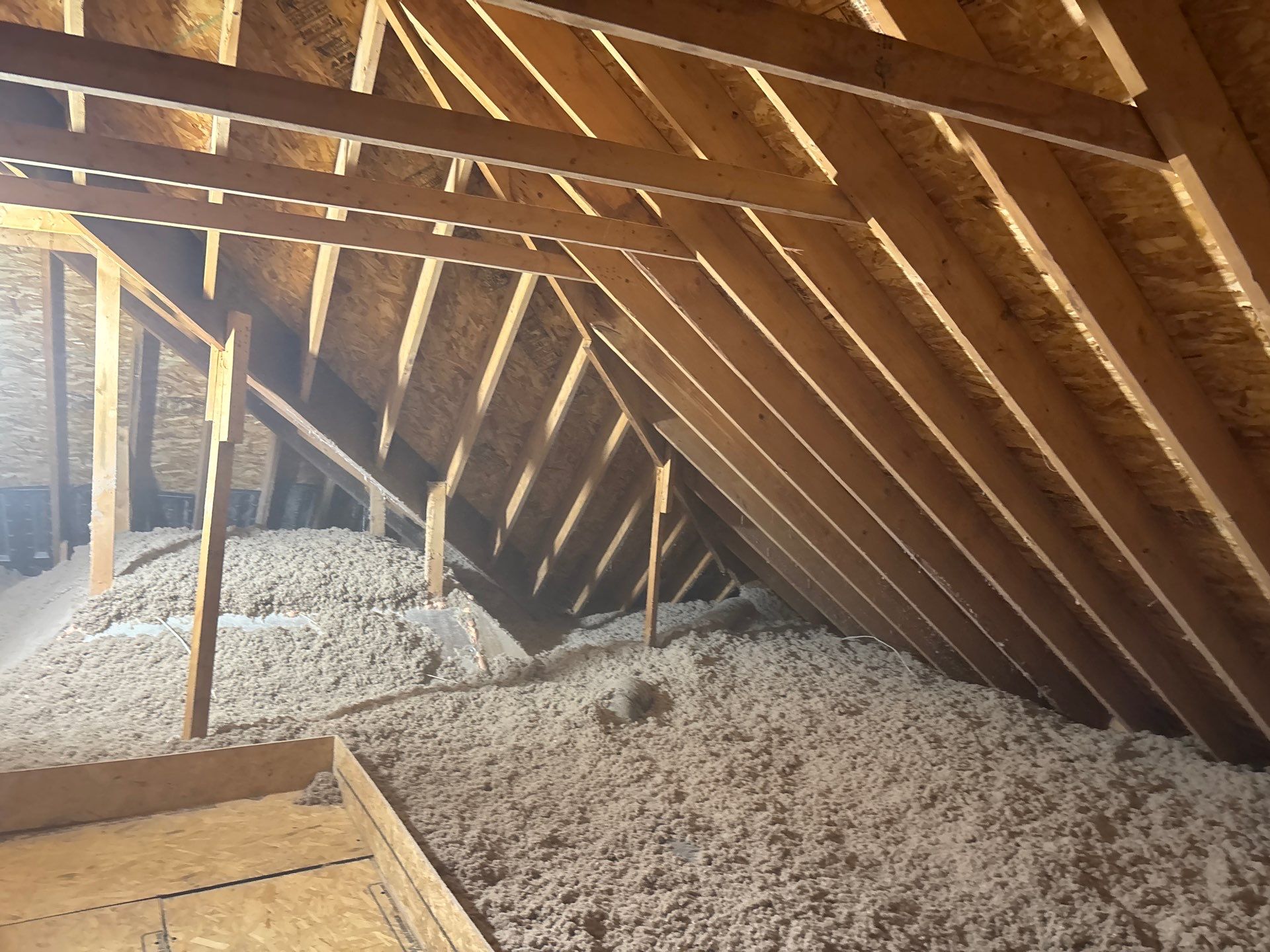 Attic sanitation and TruSoft insulation upgrade in Wexford, PA 15050 by Home Environment Solutions