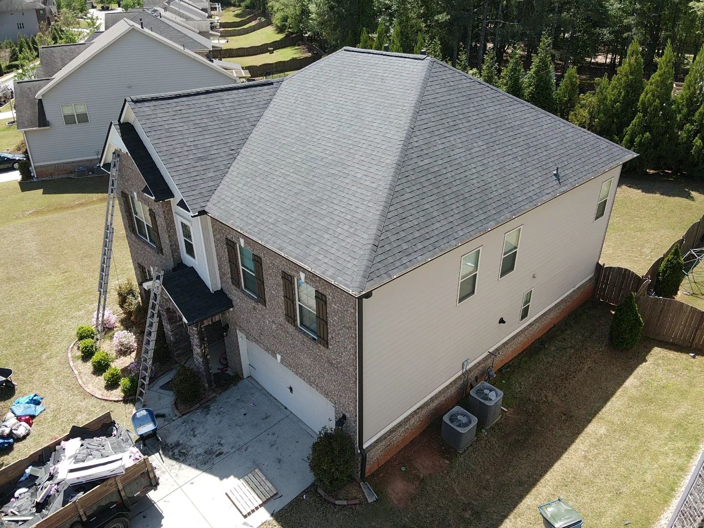 Residential Roofing Installation using Owens Corning by Inspector Roofing and Restoration