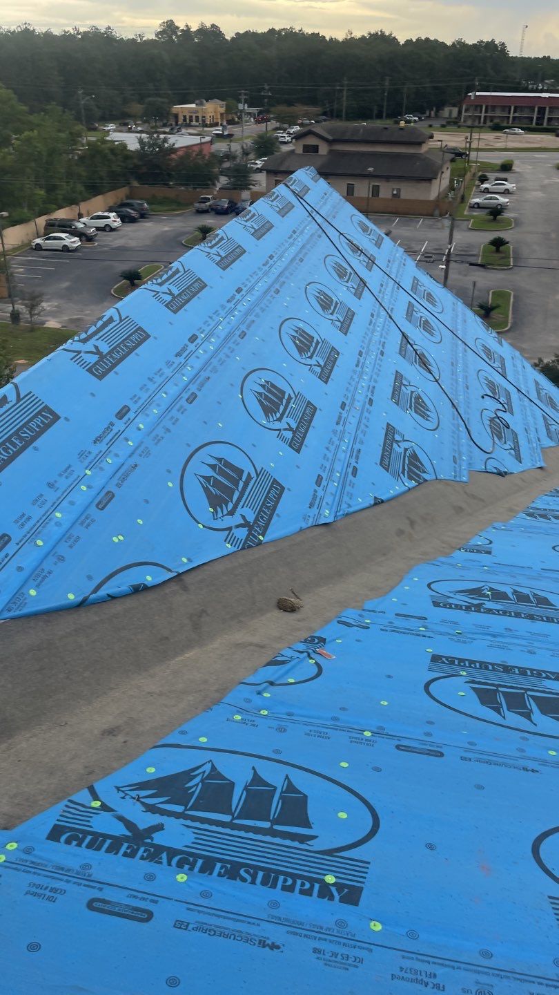 Commercial Roofing Installation using Roof Replacement by American Roofing & Construction LLC