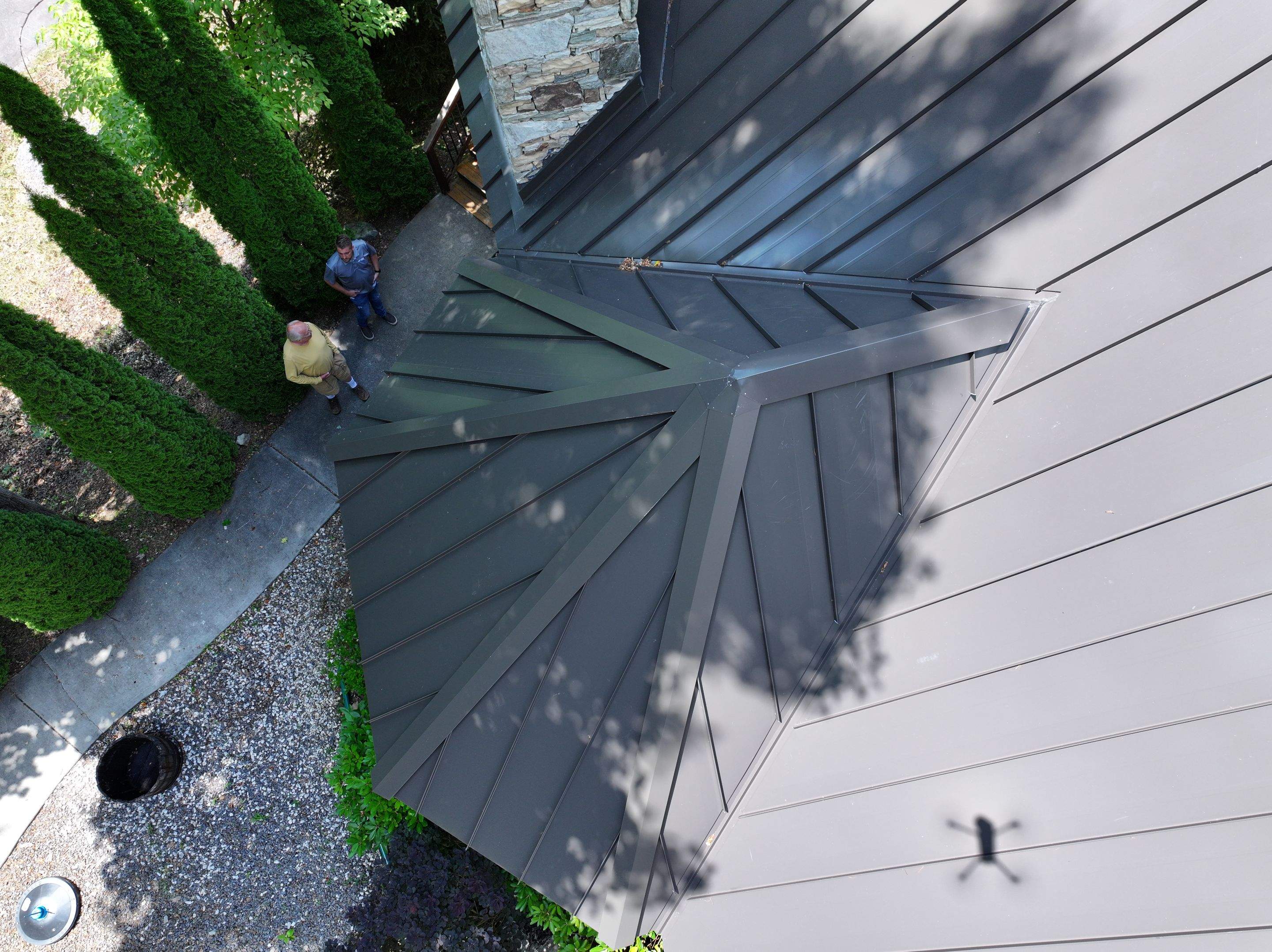 Burnished Slate Standing Seam by Omnia Roofing