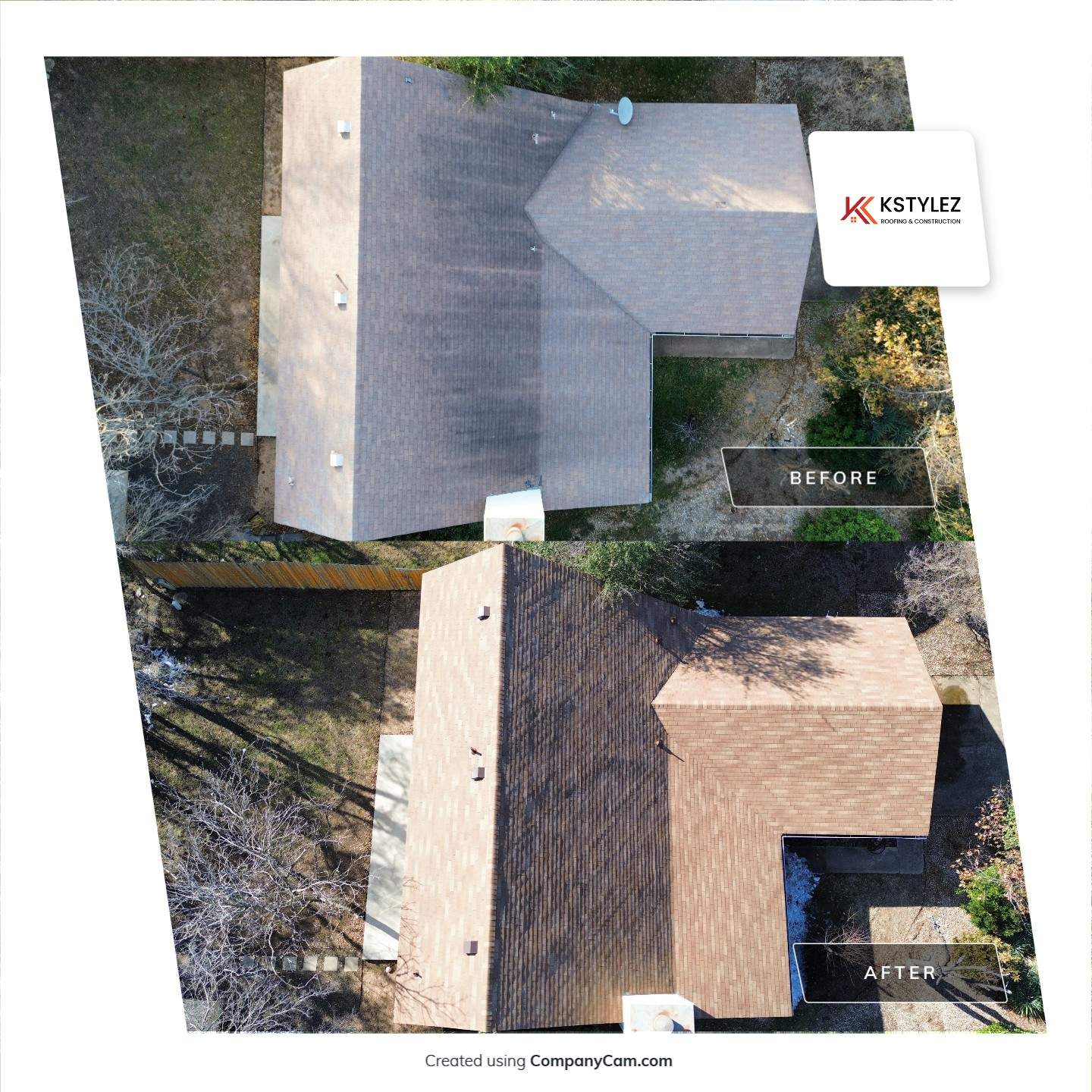 Roof Replacement Project in Austin, TX by Kstylez Roofing & Construction