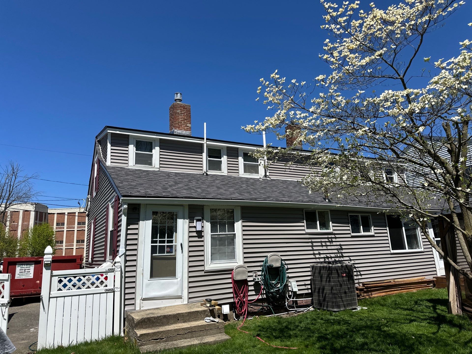Roof Replacement with Owens Corning TruDefinition Shingles in Midnight Plum by Mighty Dog Roofing of Greater Middlesex County