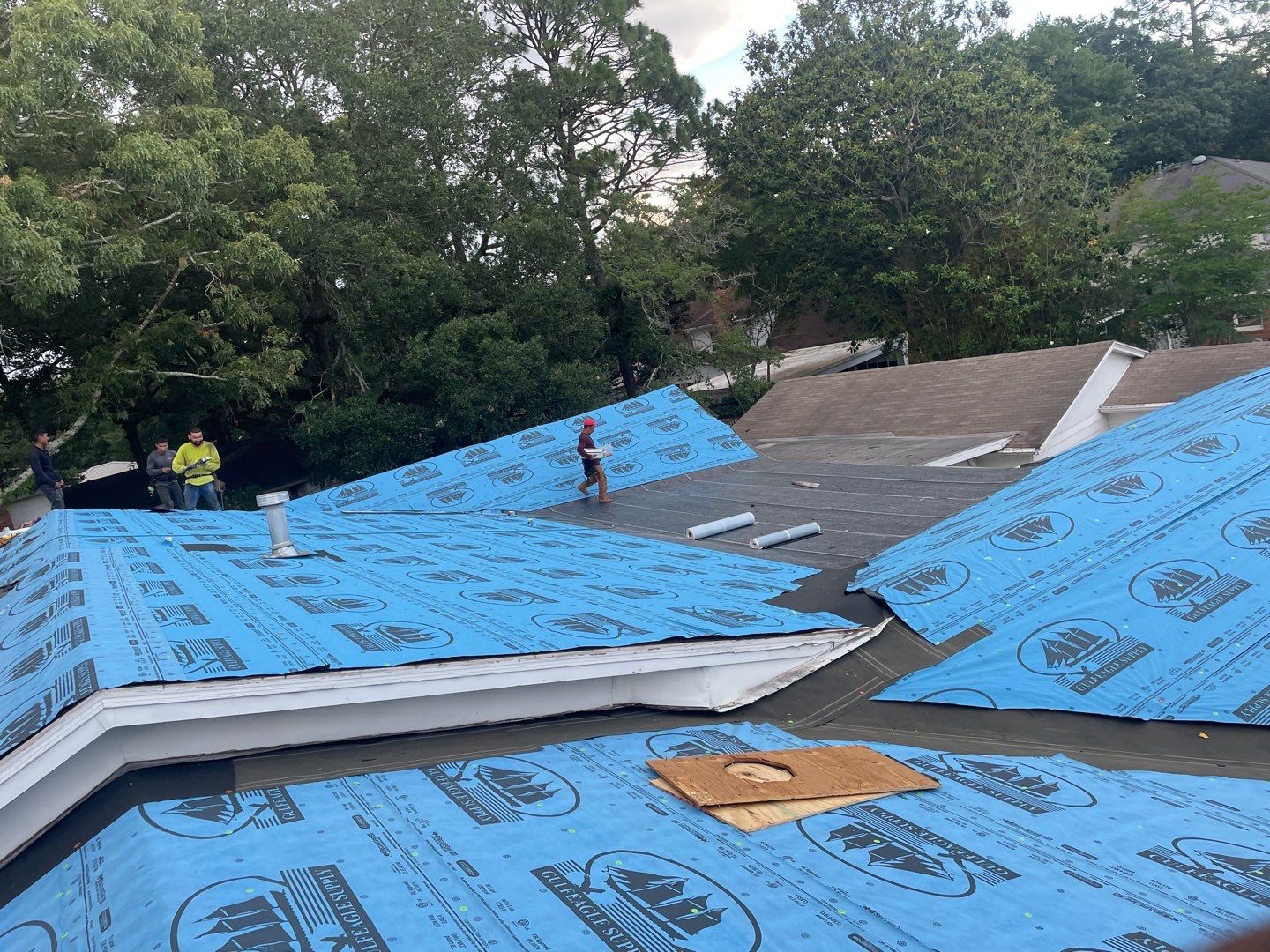 Residential Roofing Installation using Roof Replacement by American Roofing & Construction LLC