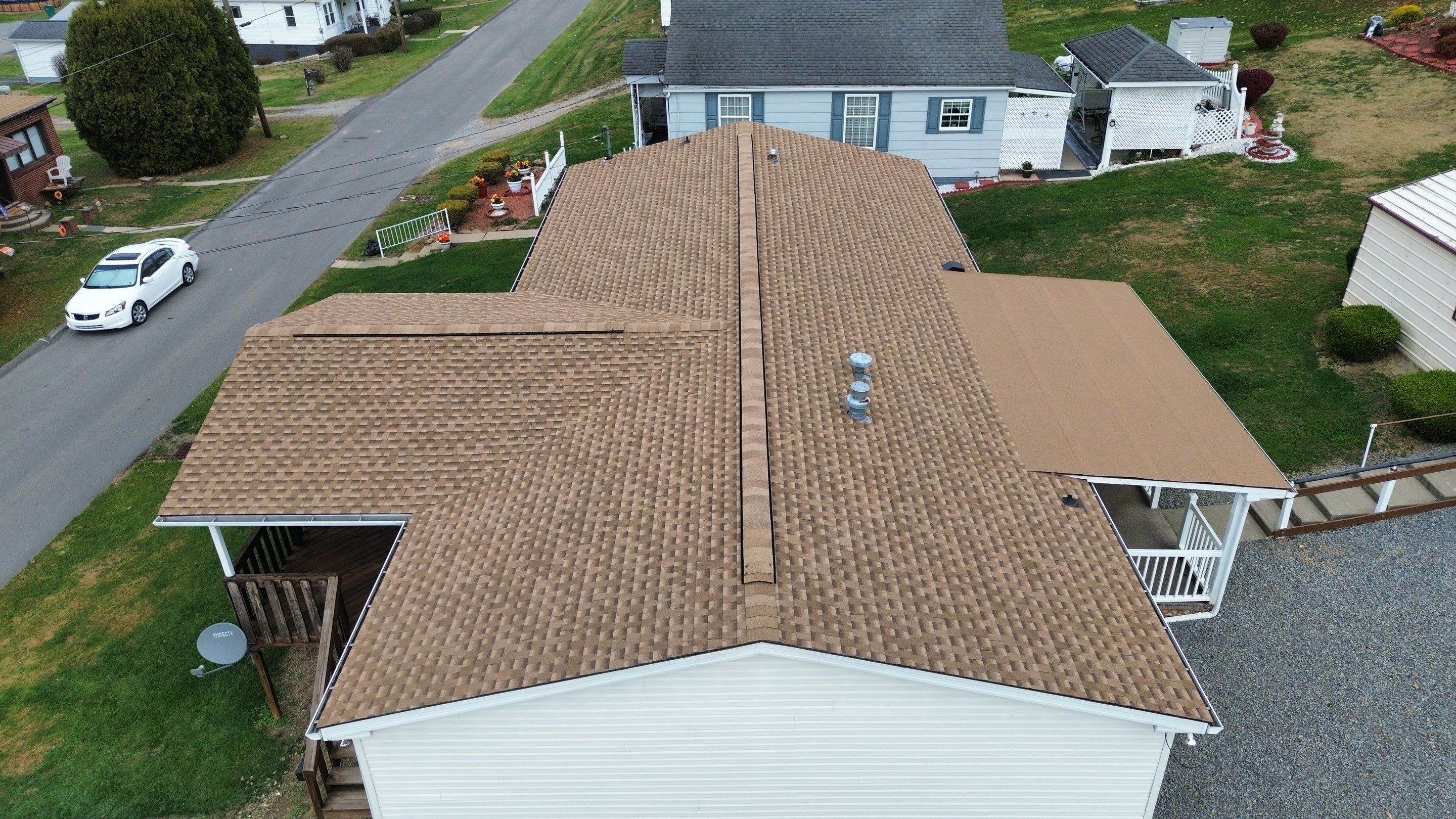 Residential Roofing Installation using GAF Timberline HDZ Shakewood by Rainstoppers Roofing