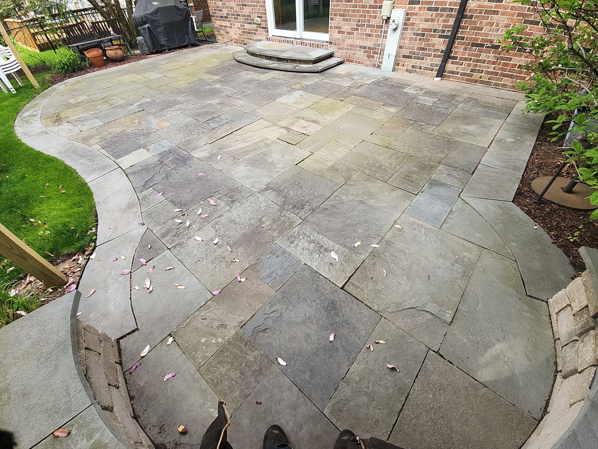 Bluestone Patio and Pool Deck Cleaning by Northern Power Washing LLC.