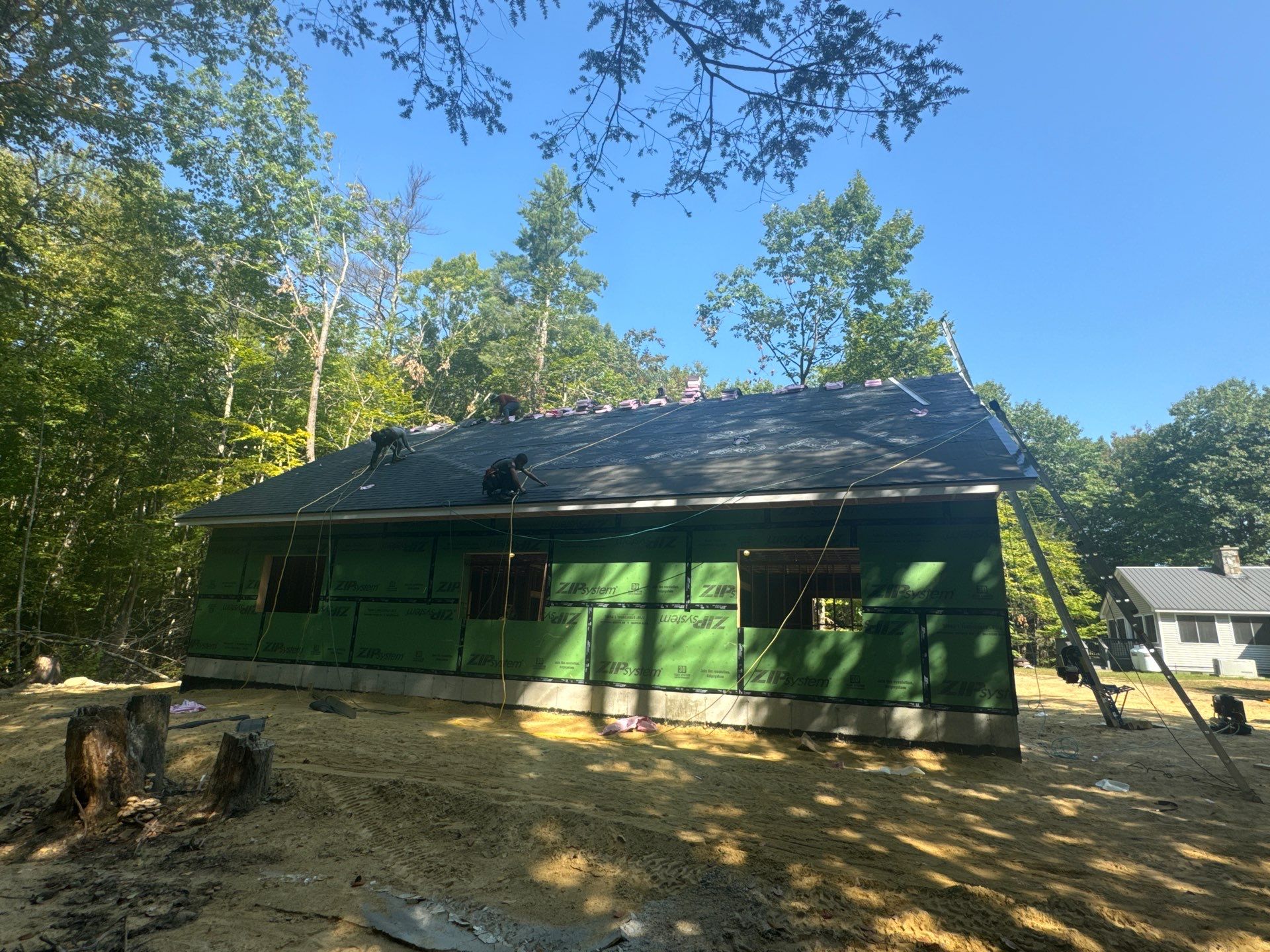Nottingham, NH – New Construction Framing & Owens Corning Roof Installation by Tall pine roofing