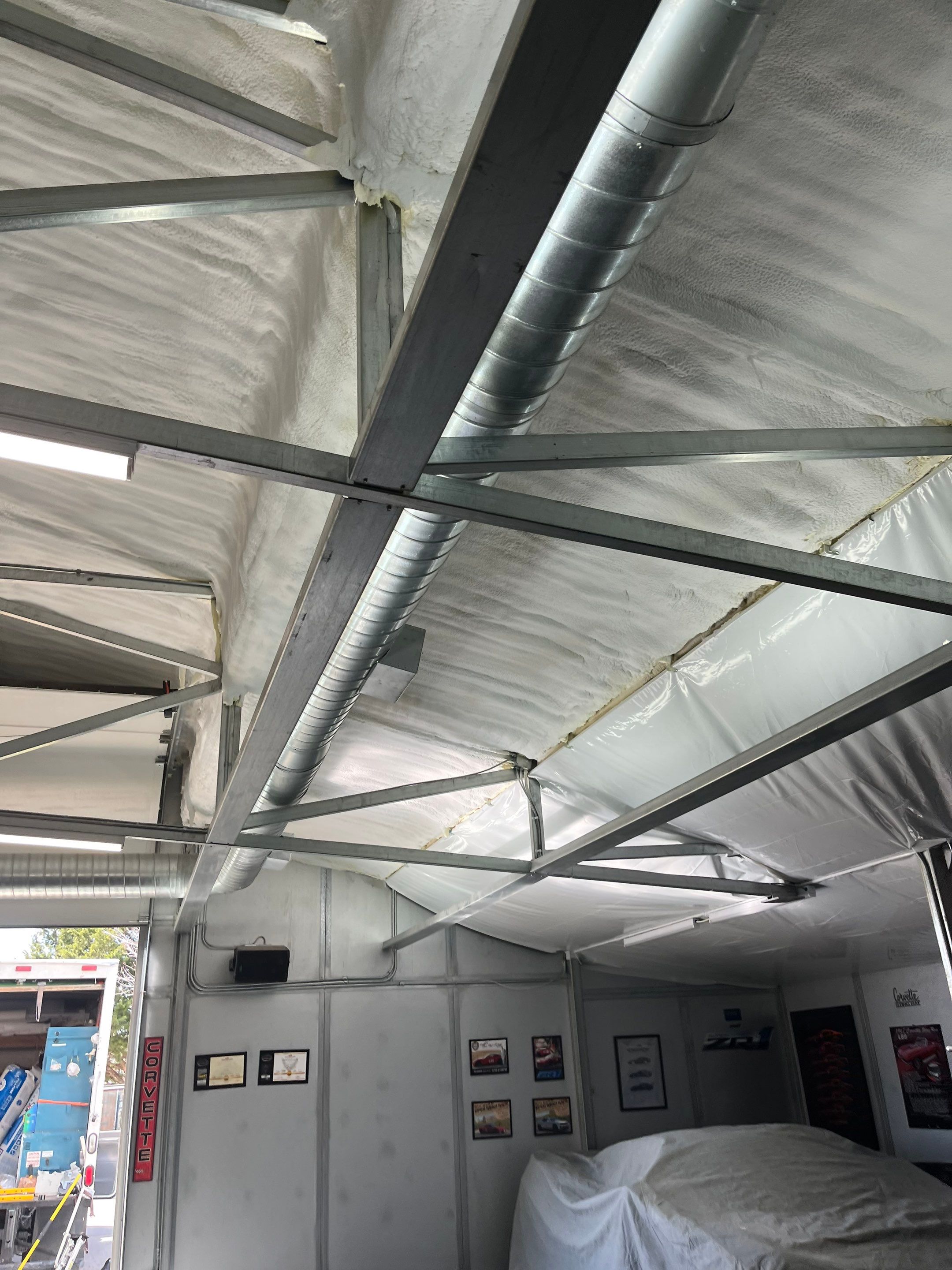 Sunnyvale Tx, Close cell spray foam custom garage  by Apex Insulation Solutions