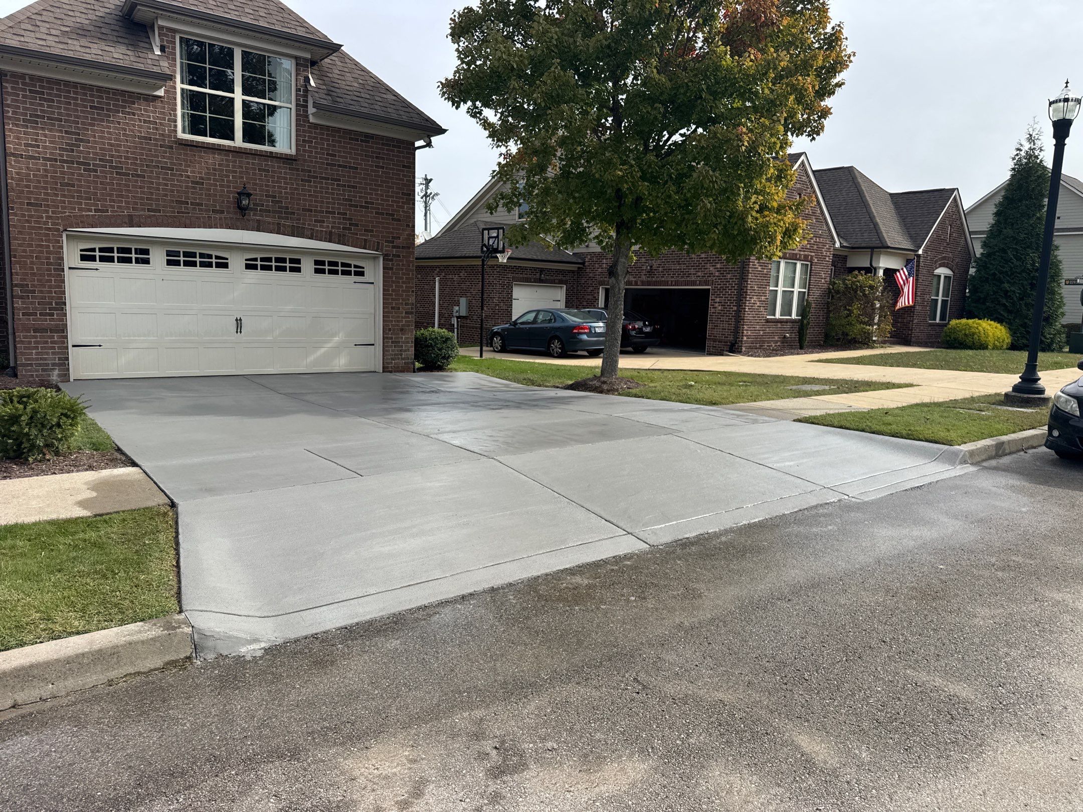 Project in Thompson's Station by Craftman Concrete