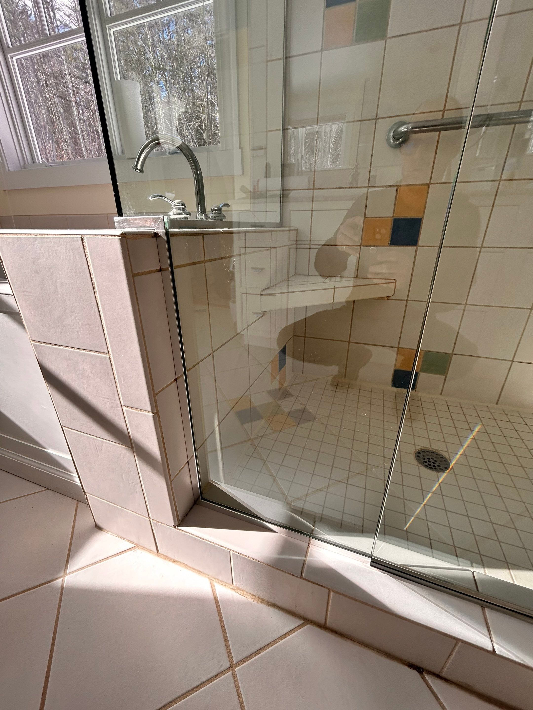 Replacement Frameless Shower Enclosure by Cheshire Glass Company