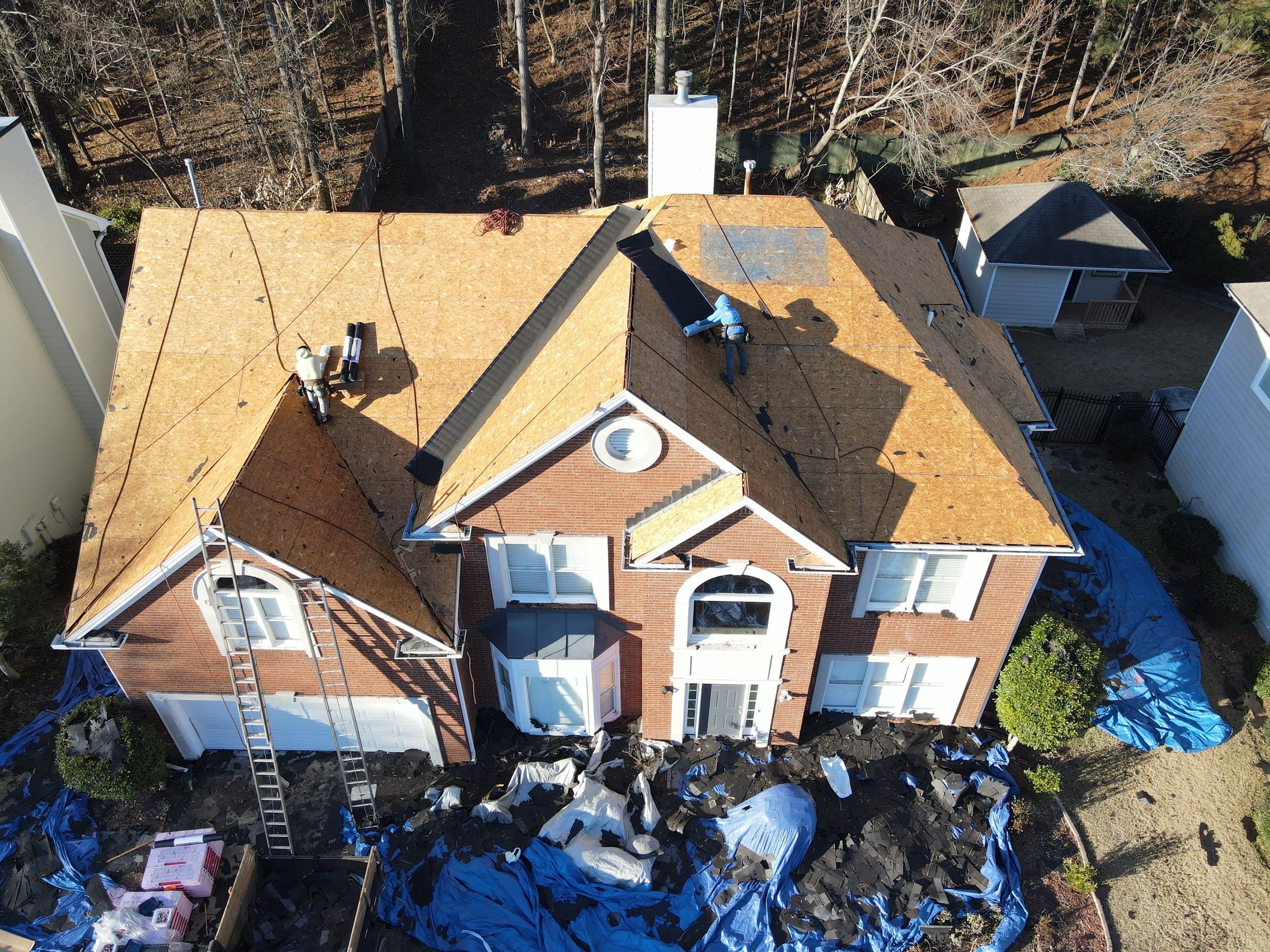 Residential Roofing Installation using Owens Corning by Inspector Roofing and Restoration