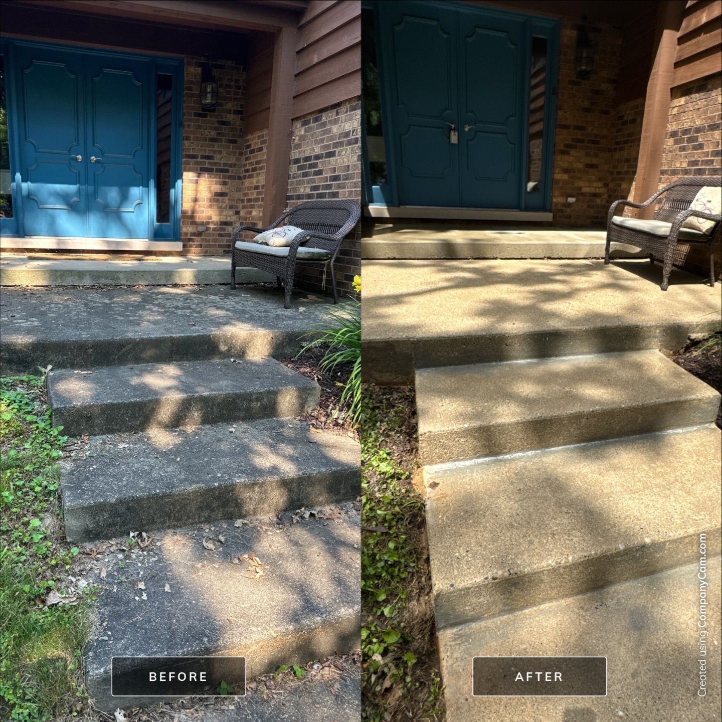 Project in Woodstock by Simmons Power & Soft Washing