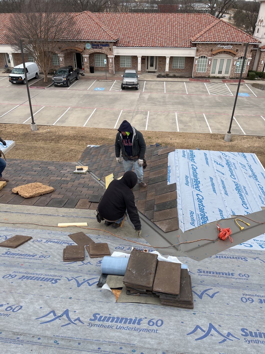 Concrete Tile Roof by Rainy Day Restoration