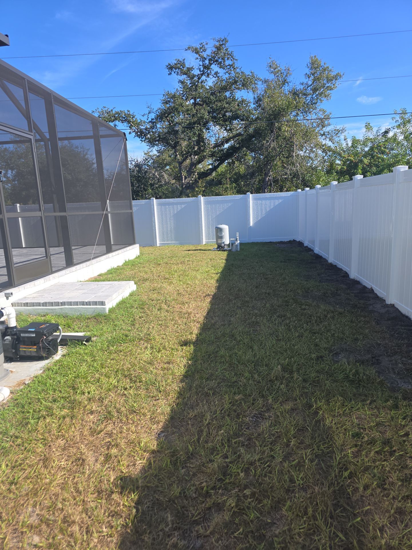 Vinyl Fence Install in Port Charlotte by True Fence LLC