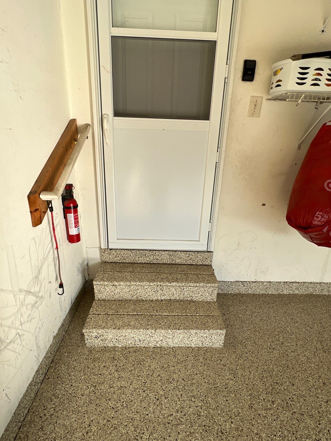 Garage Floor using Driftwood by Your1DayFloor.com