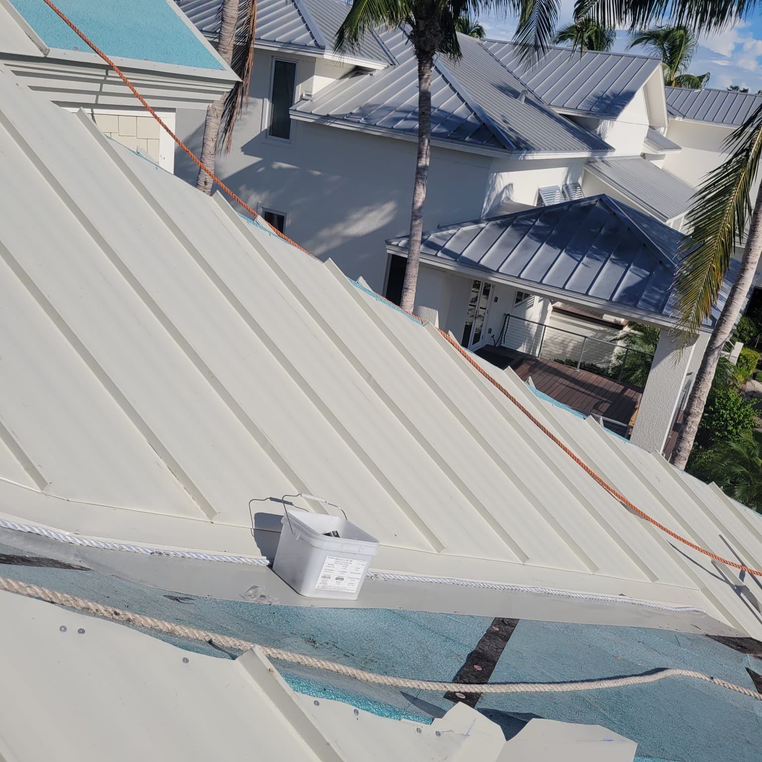 Sanibel Island Standing Seam Roof Replacement by Four Peaks Roofing